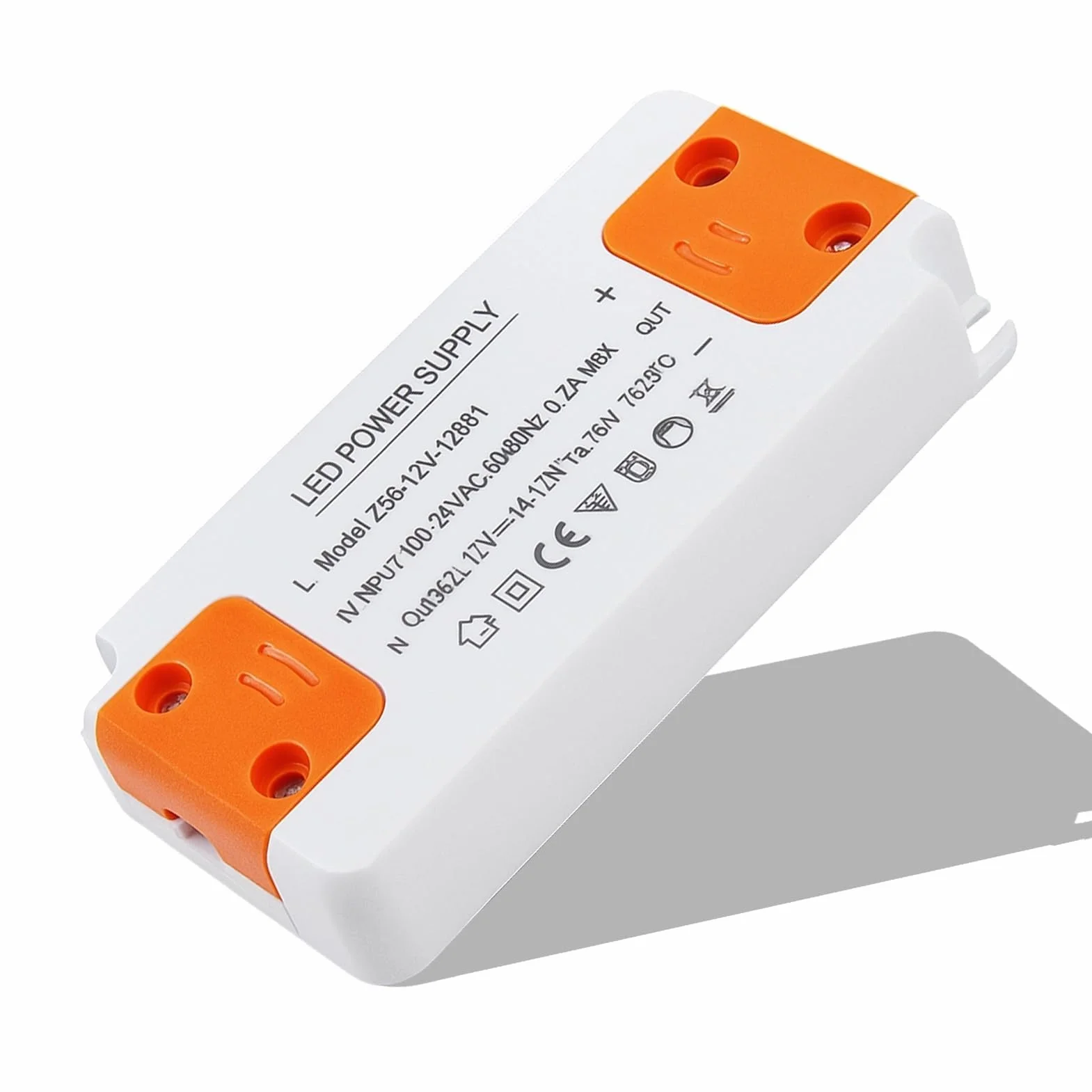 Transformateur 12V Plat 12W 1A 230V à 12V DC Tension Constante pour Ruban LED MR16 GU5.3 G4