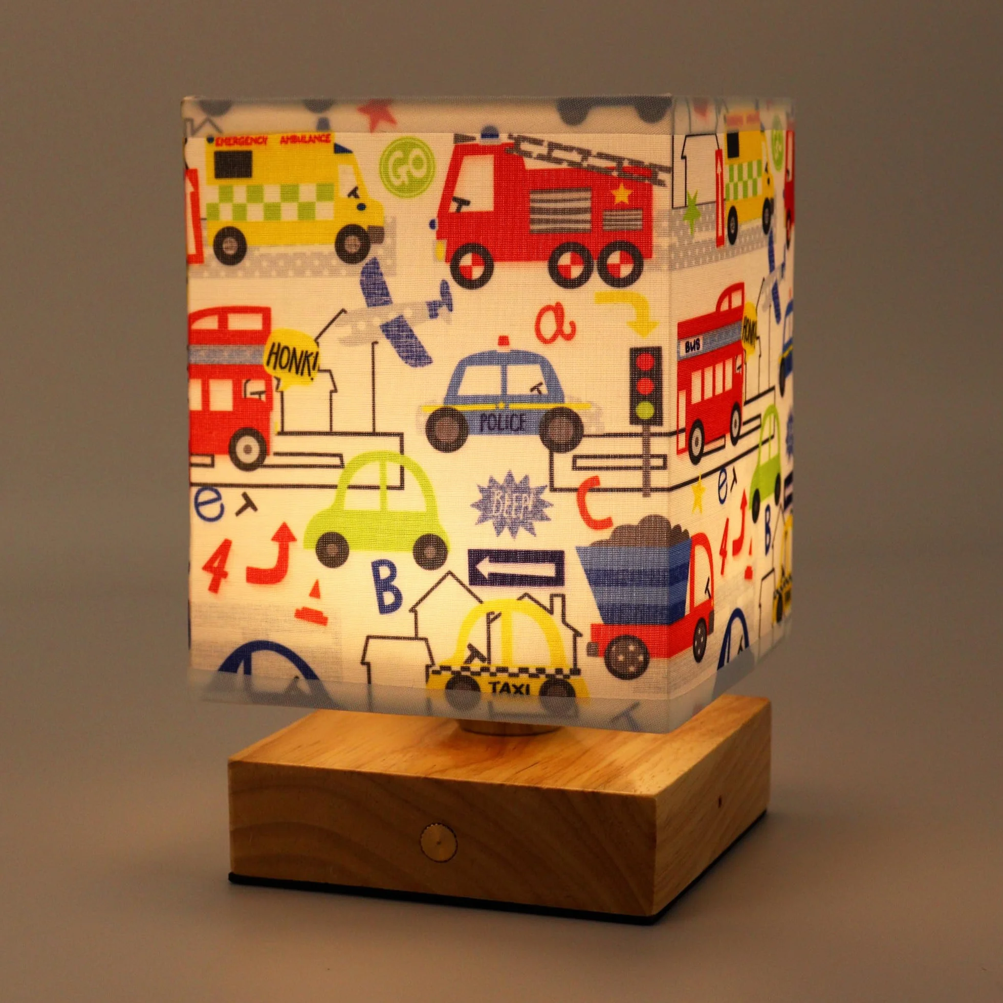 Wetry Veilleuse Enfant Rechargeable Lampe de Chevet Tactile avec Abat-jour