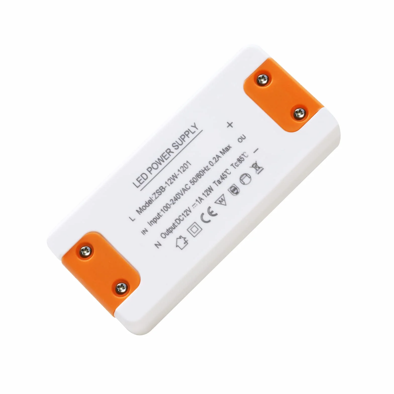 Transformateur 220V 12V LED 12W, Convertisseur AC DC pour G4 GU5.3 MR11 MR16