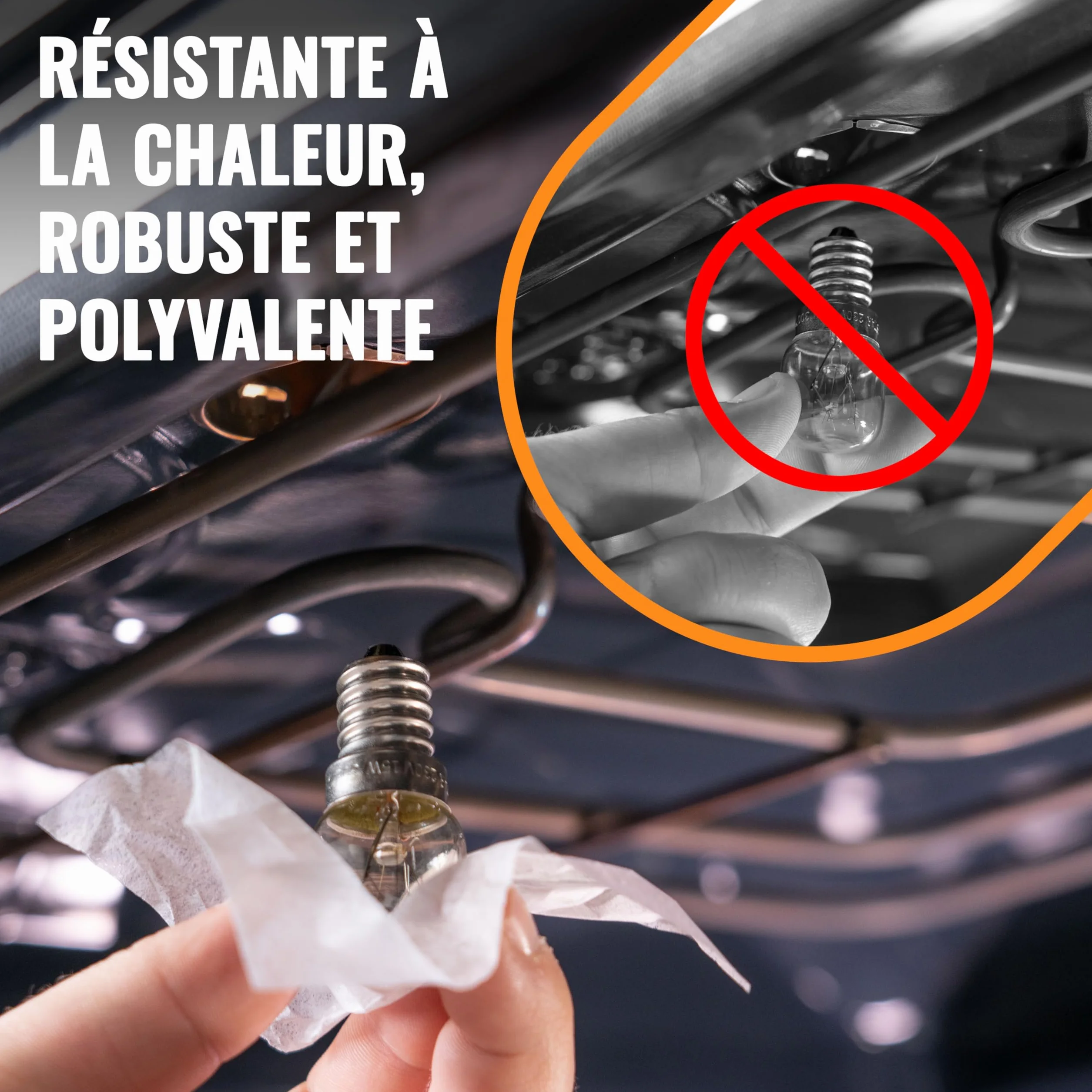 Ampoule de Four E14 15W 300°C Lot de 2 POPPSTAR