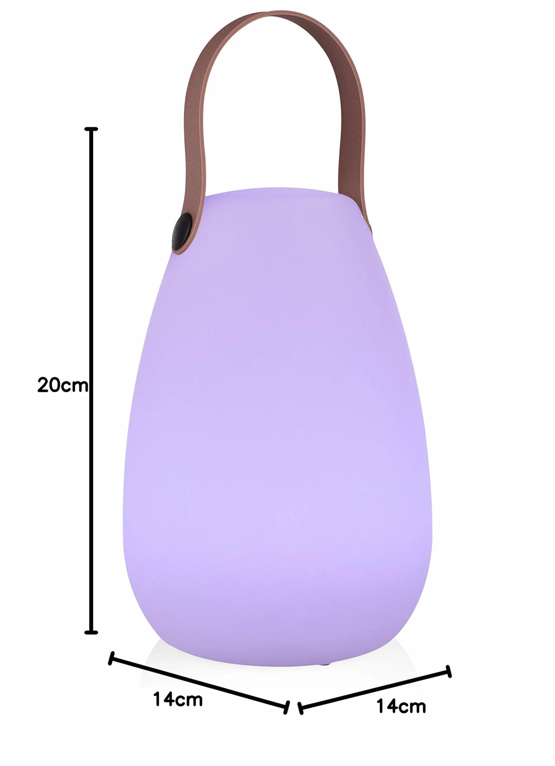 Smartwares lampe LED de table sans fil rechargeable blanc chaud colorée intérieur extérieur