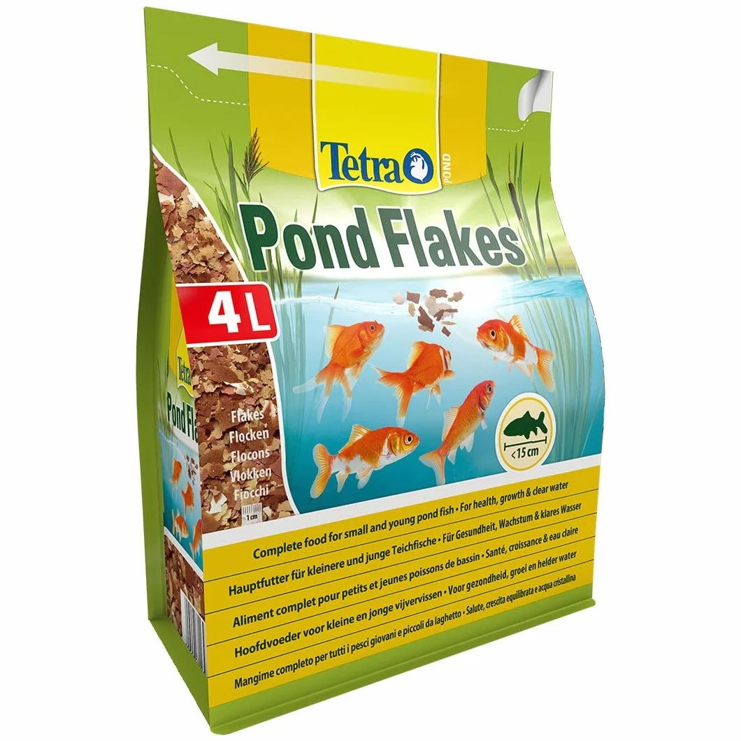 Tetra Pond Flakes Nutri Evolution Aliment Complet en Flocons pour Poissons de Bassin 4 L