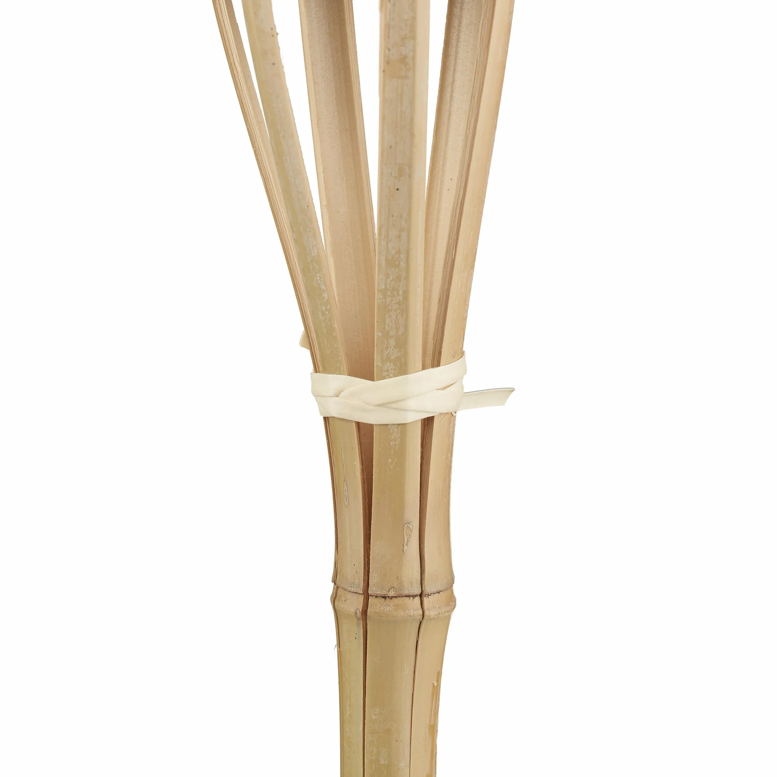 Relaxdays Torche de Jardin en Bambou Lot 10 40x6 cm Nature