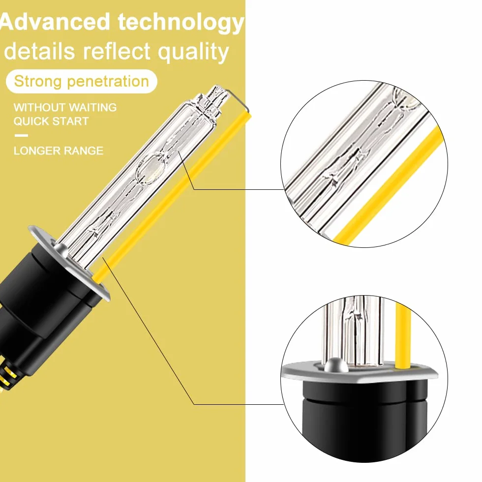 2 x H1 HID ampoules xénon 6000K blanc de remplacement pour phare de voiture