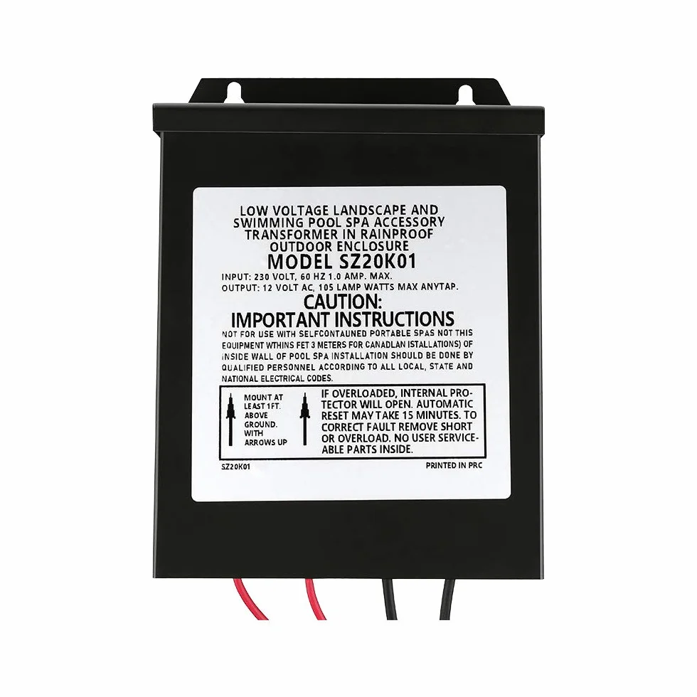 Transformateur LED 300W 12V AC pour éclairage piscine PAR56