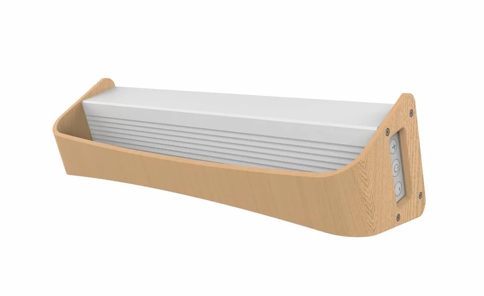 DAYVIA Lampe de Luminothérapie LED MOBILLY 9x34x9cm Blanc CE Médical Fabrication Française