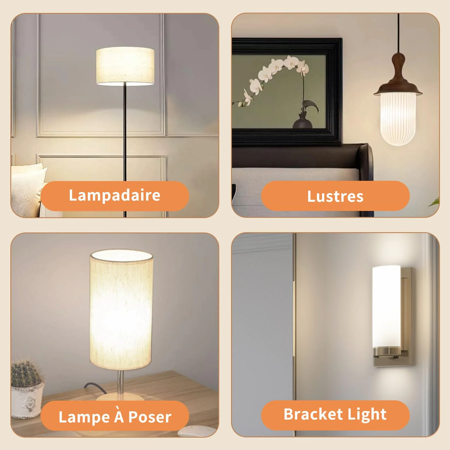 Lampe Fluorescente Compacte G23 2 Broches 11W 4000K CFL Tube en U 2 Pièces