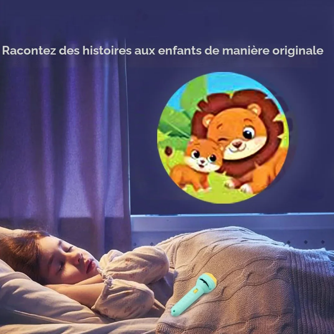 Lampe Poche Projecteur Enfants Jouet 80 Images Différentes Mini Projecteur Histoire