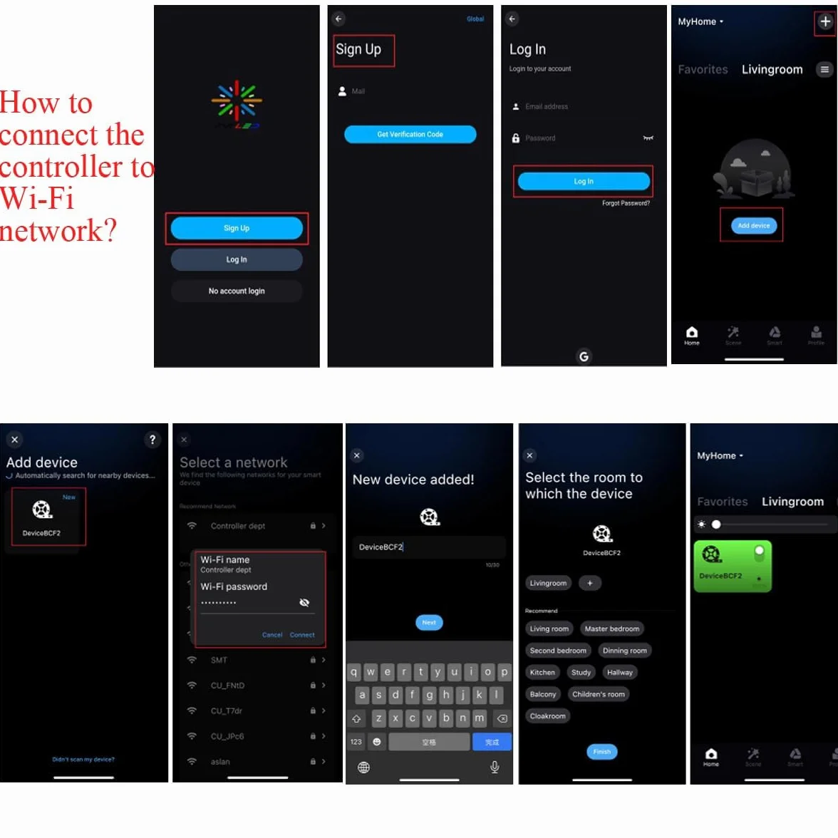 RGBW WiFi contrôleur pour Spot encastrable RGB extérieur étanche IP67