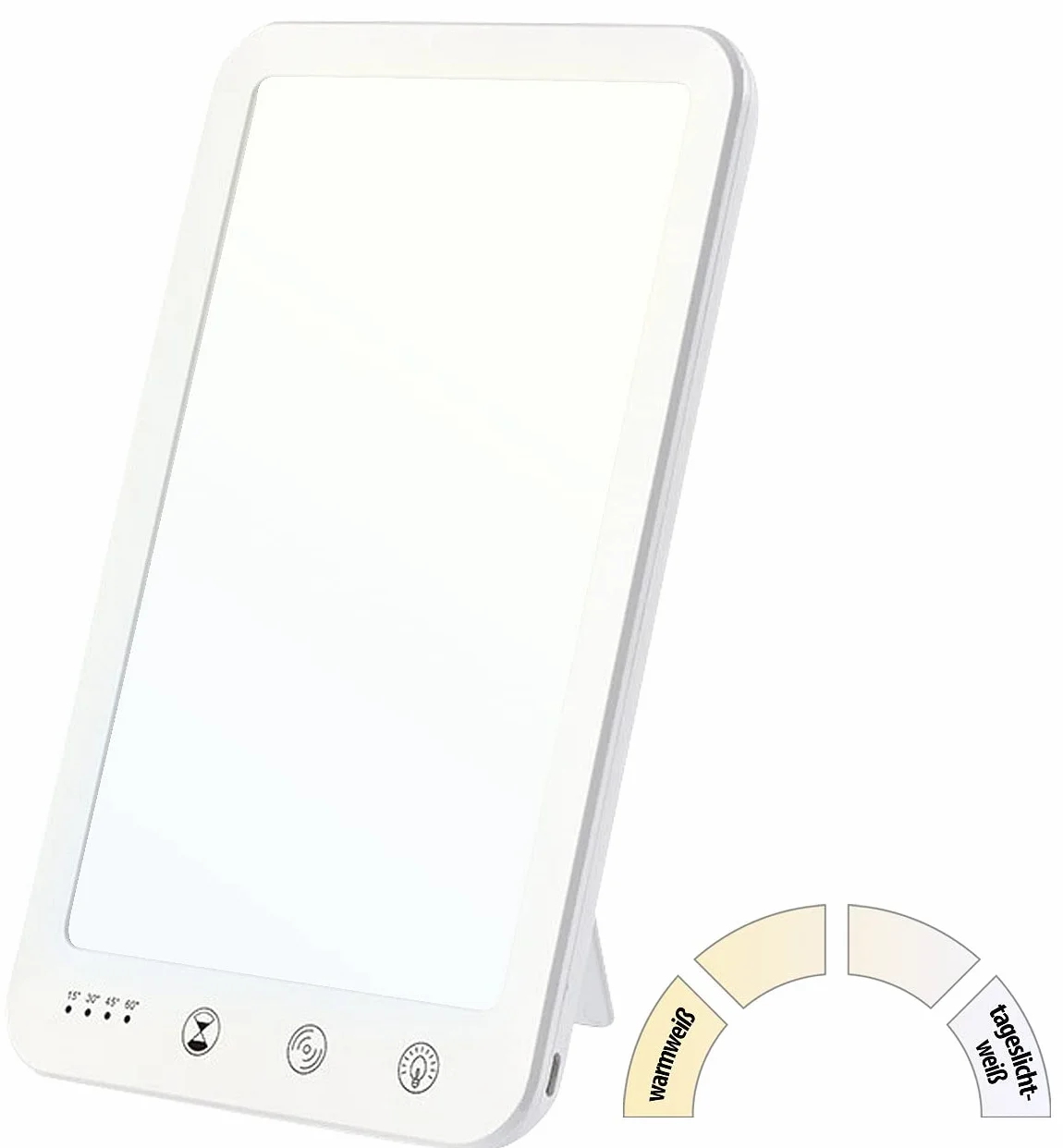 Lunartec Lampe de luminothérapie LED CCT 10 000 lux