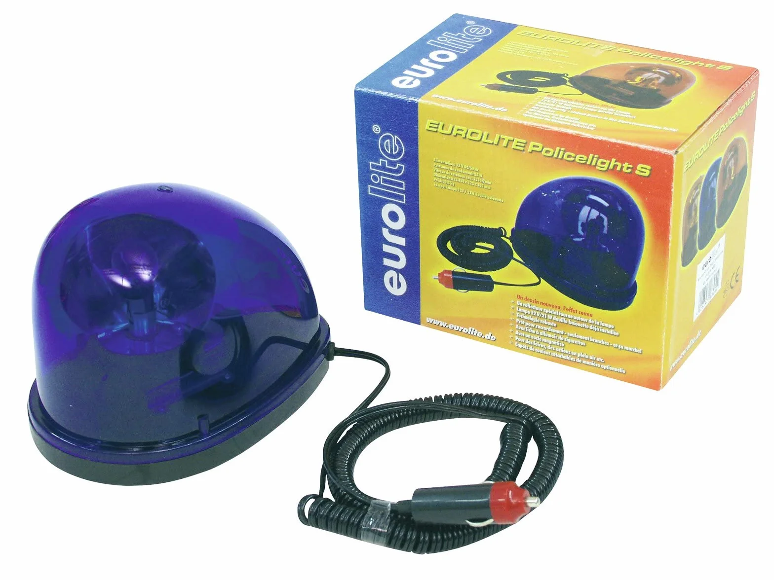 Eurolite STA-1221 Phare Police 12V 21W Bleu