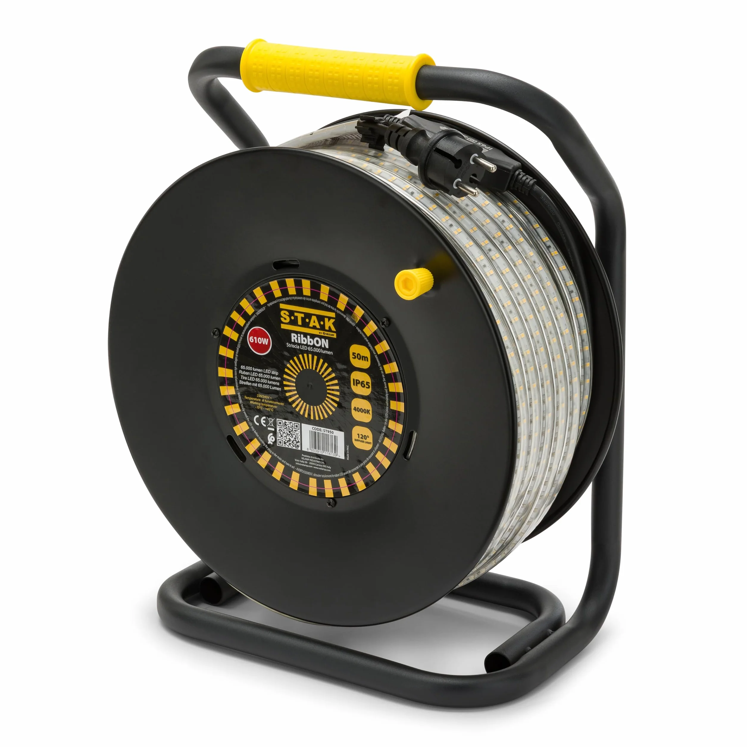 Velamp Ribbon 50m LED-Streifen IP65 65.000 Lumen Noir