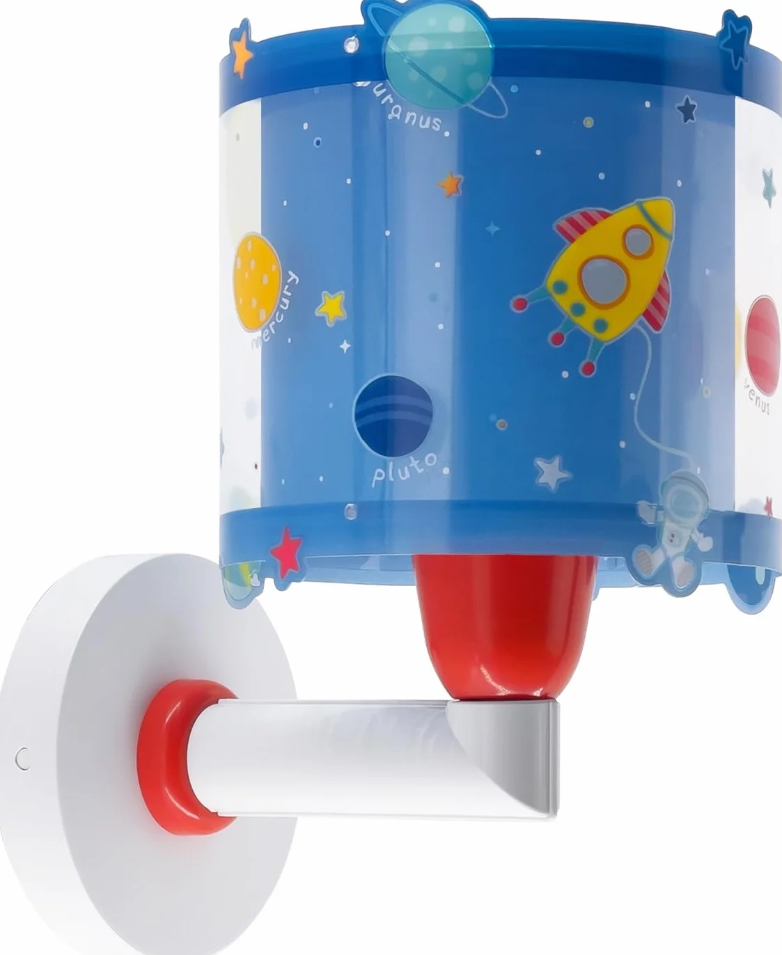 Dalber Applique Murale Enfant Planets Planètes Bleu E27 Lumière Murales Chambre