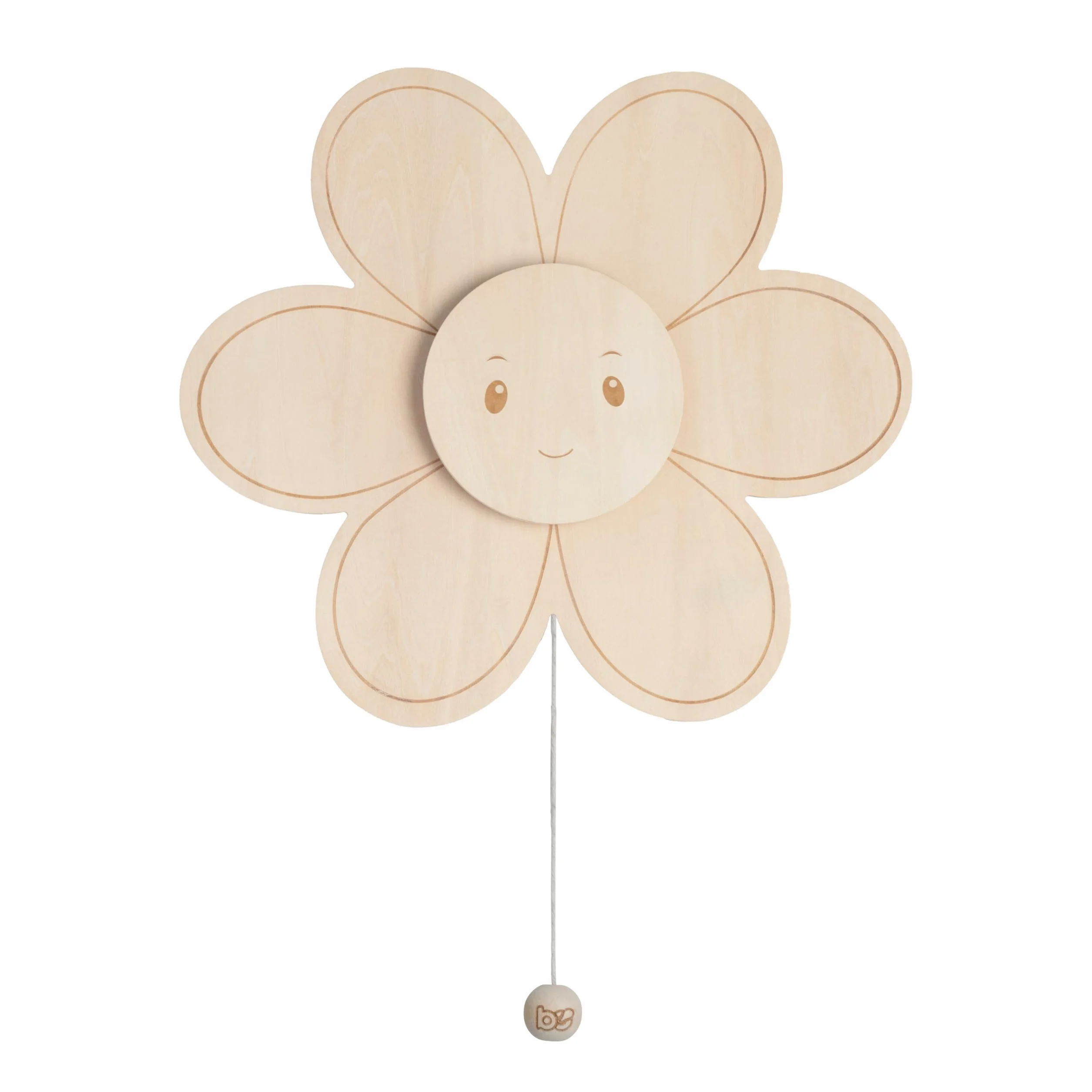 Applique Murale fleur Wonder Marron 27x30 cm
