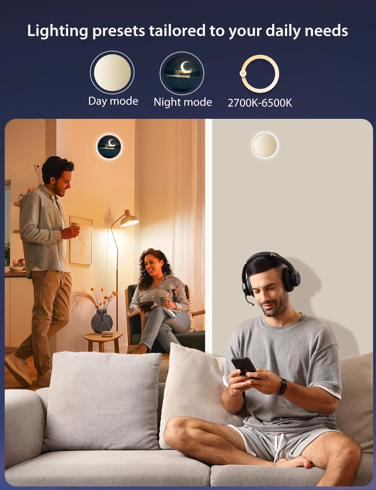 Aigostar Ampoule Connectée Alexa E27 Bluetooth Mesh ST64 LED Edison Vintage Dimmable 6W 2700K-6500K 4 Unité avec Passerelle et Télécommande