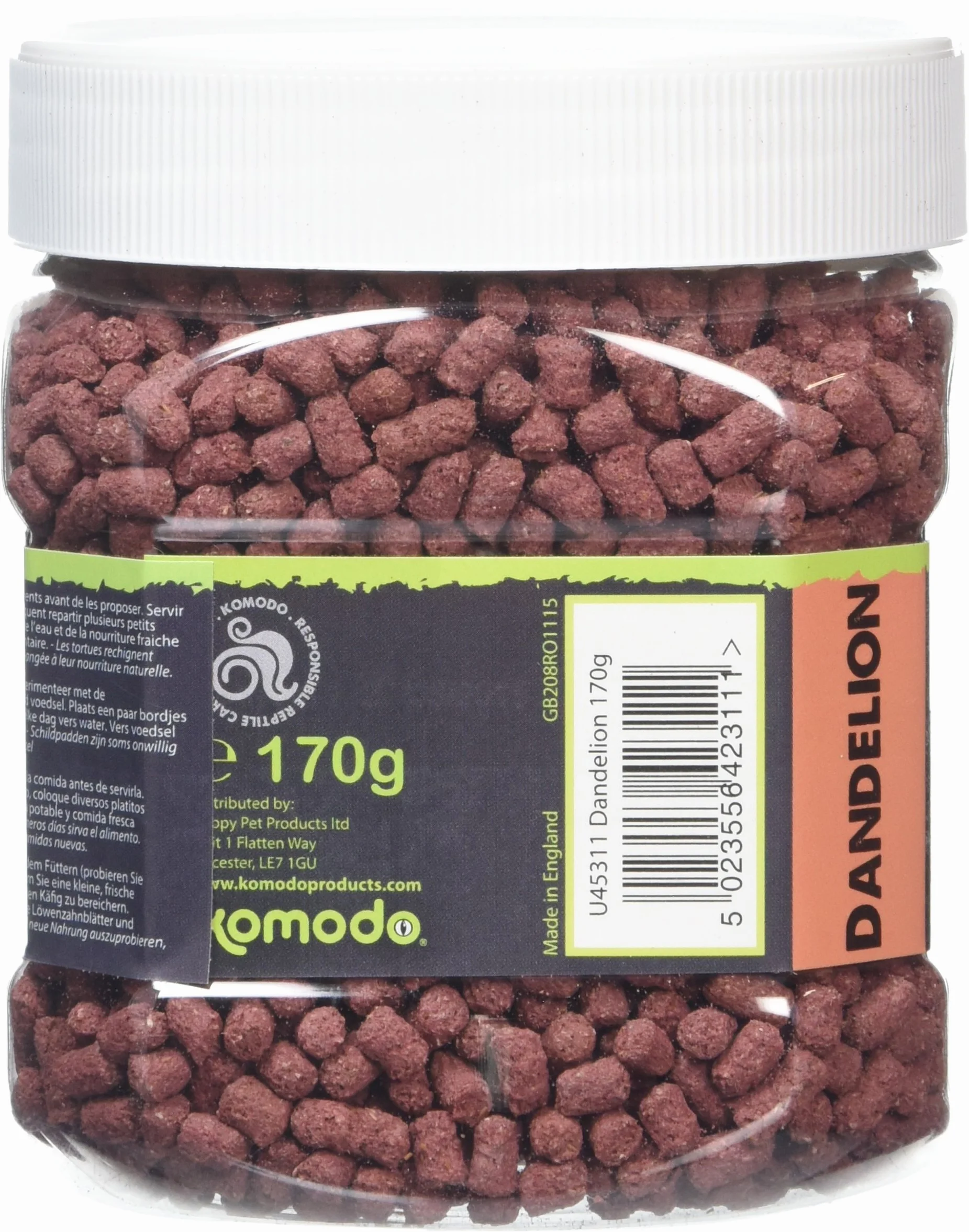 Komodo Complete Holistic Aliment pissenlit pour tortues 170 g
