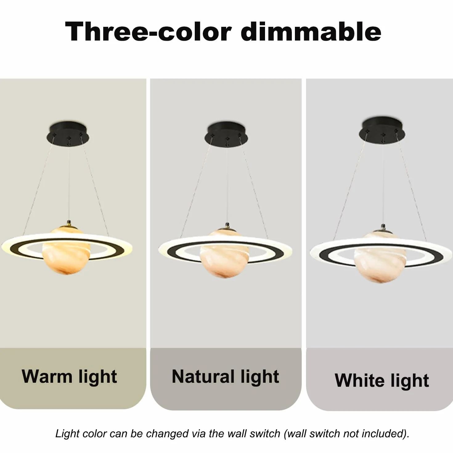 Acrylique Pendentif Astronaute Lampe Suspendue Led Lustre Chambre Enfants Espace Étoile Plafond Intérieur
