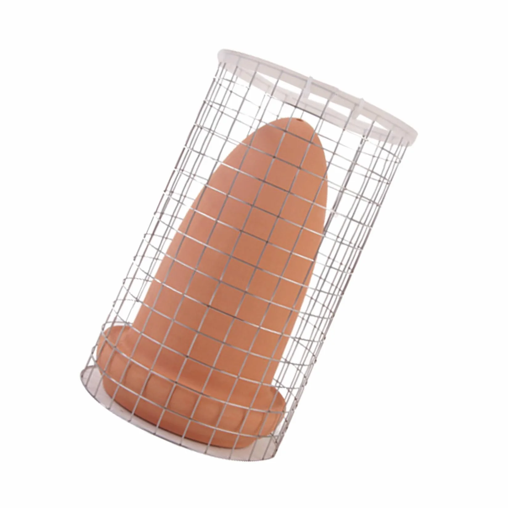 Cône de Reproduction en Argile Moyen, Seau d'Élevage pour Poissons Discus et Crevettes, Baril de Ponte avec Filet de Séparation, Ornement d'Aquarium pour Reproduction
