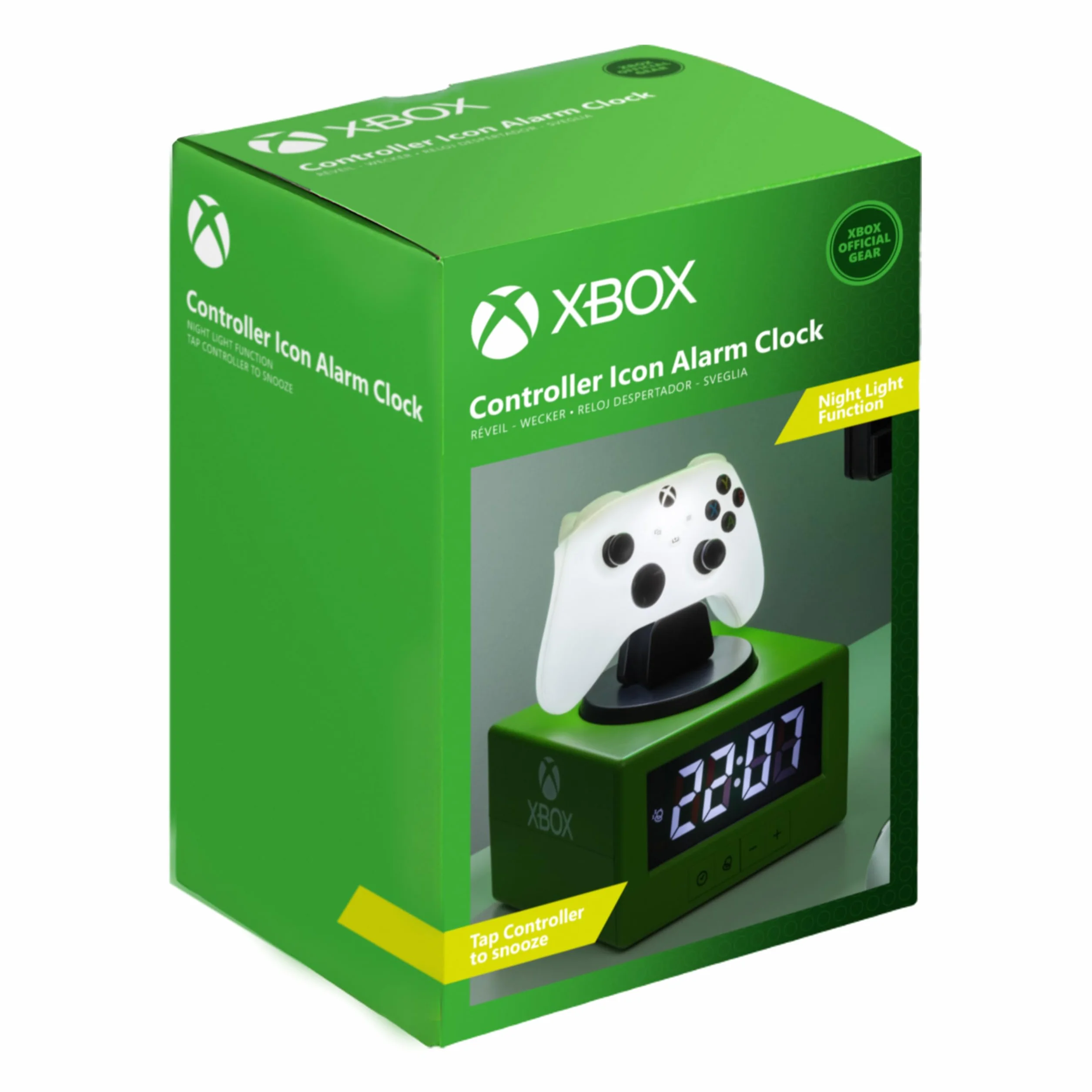 Paladone Réveil Numérique Xbox avec Fonction Veilleuse Licence Officielle