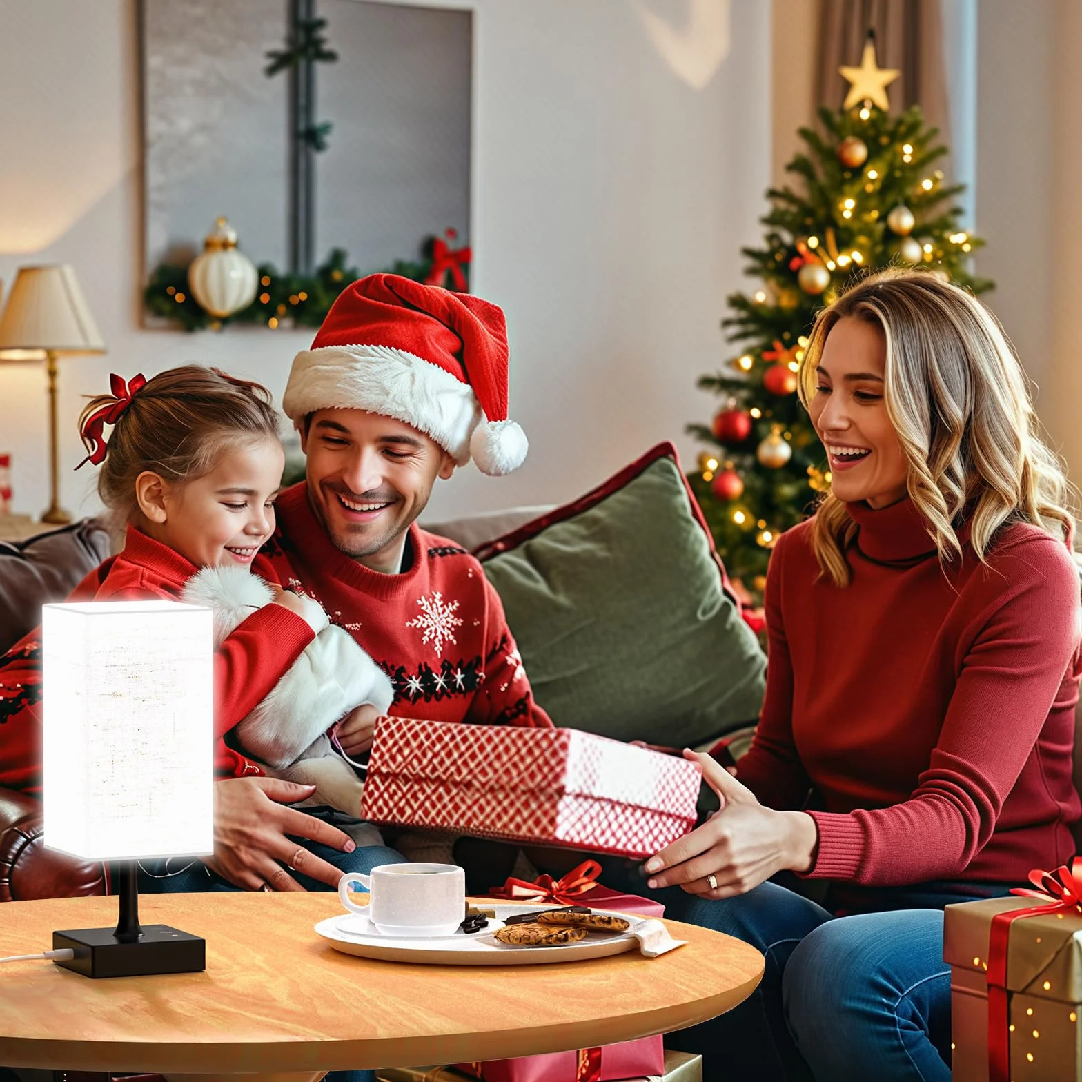 Lampe de luminothérapie 10000 Lux sans UV avec télécommande, 3 températures de couleur, luminosité réglable et fonction mémoire