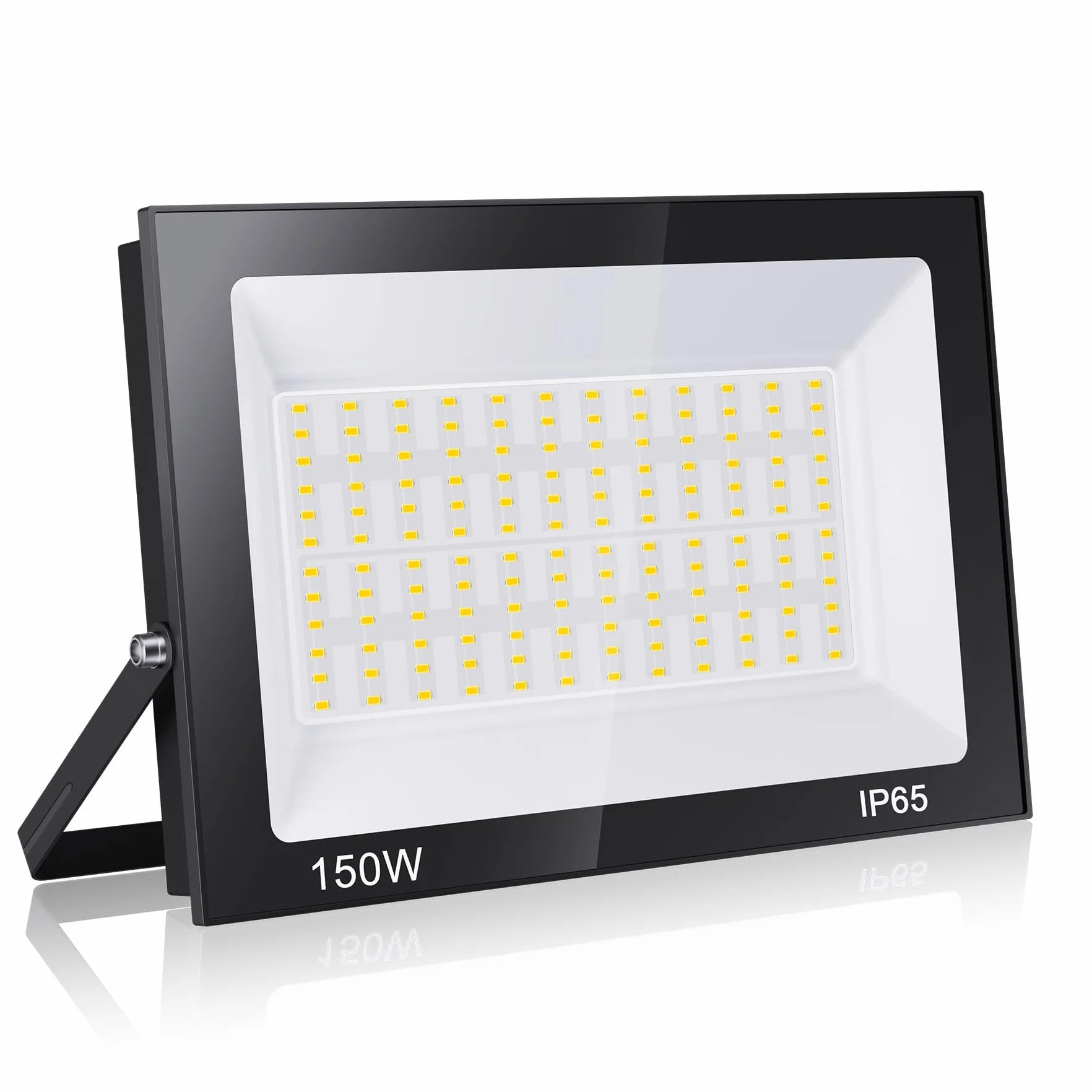Loyal Projecteur LED 150W 15000LM 3000K Blanc Chaud IP65 Étanche Floodlight Extérieur