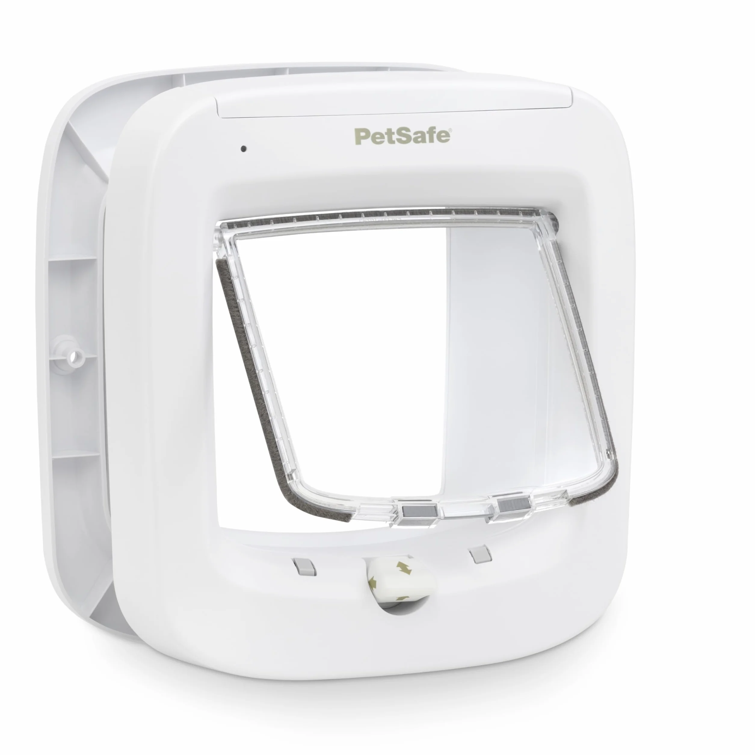 PetSafe Chatière à Puce Électronique RFID Multi-Utilisateur 40 Animaux 4 Options Fermeture Blanc