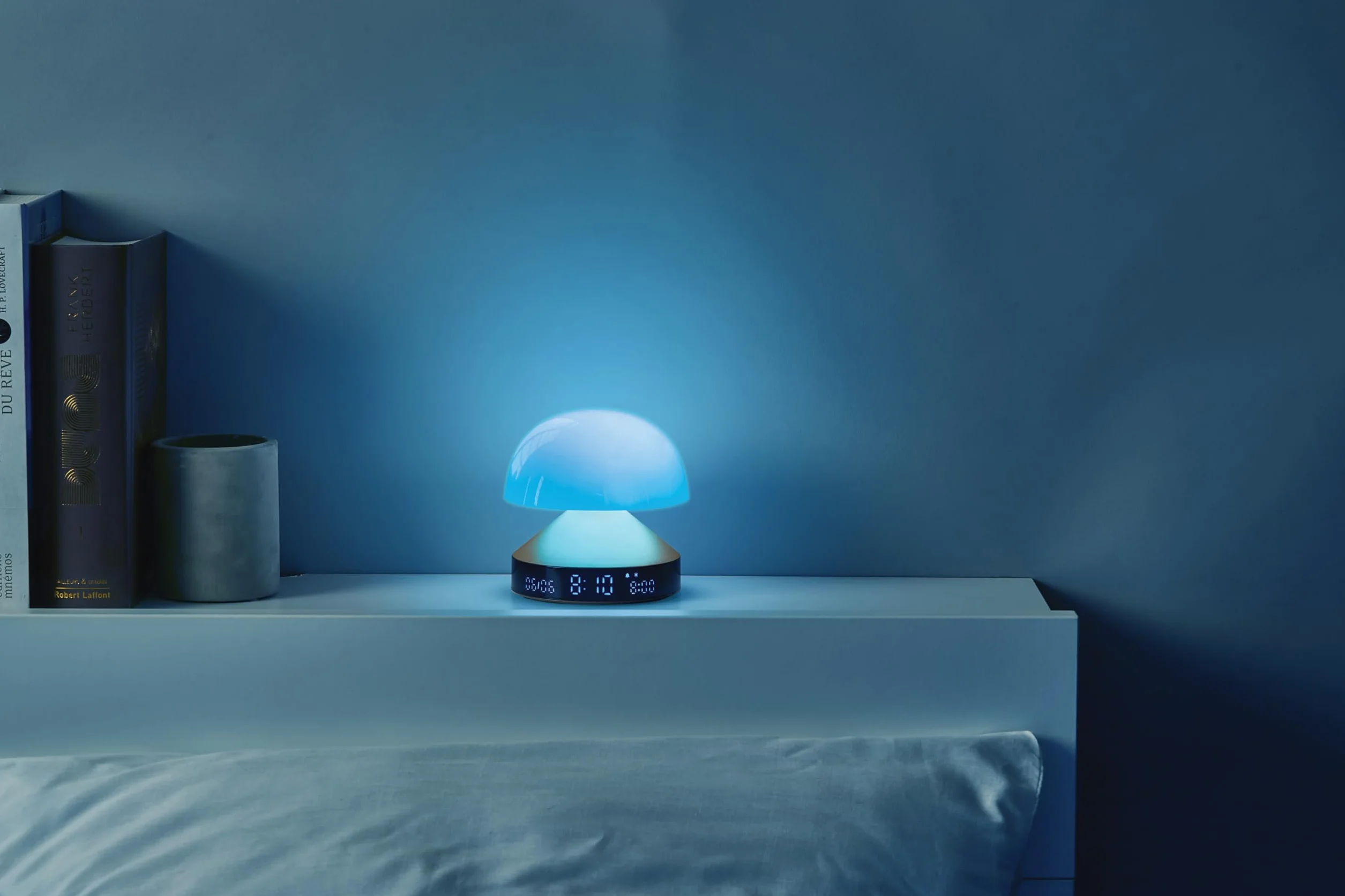 Lexon MINA Sunrise Réveil matin lumineux simulateur aube crépuscule 5 sons naturels LED veilleuse luminothérapie Or