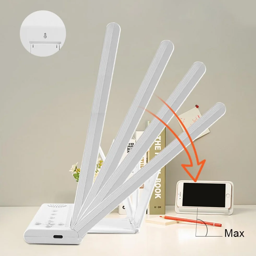 Lampe LED 20000 Lux 3 Températures de Couleur 6 Minuteries Touch Control Réglable Blanc Froid et Chaud