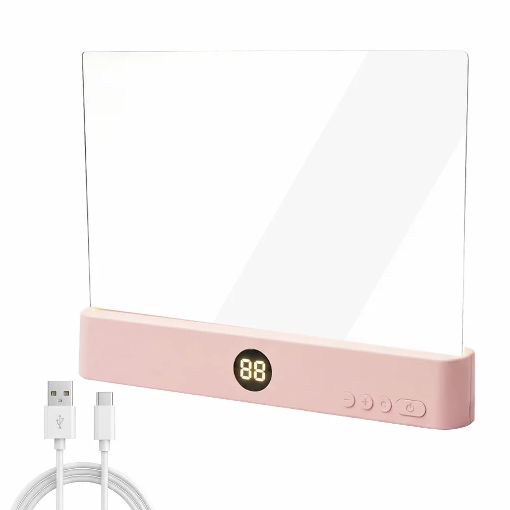 Lampe de Lecture LED Rechargeable USB-C, 3 Couleurs Réglables, Portable, Minuteur 99 min