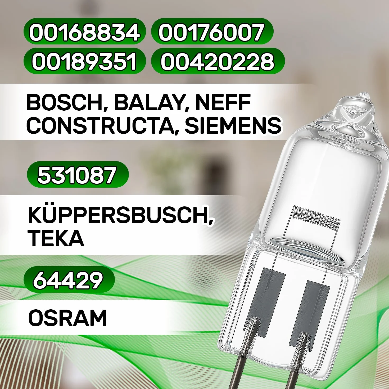 ONIX TECH Ampoule Halogène G4 12V 10W 300°C pour Hotte Cuisine Bosch Siemens Küppersbusch