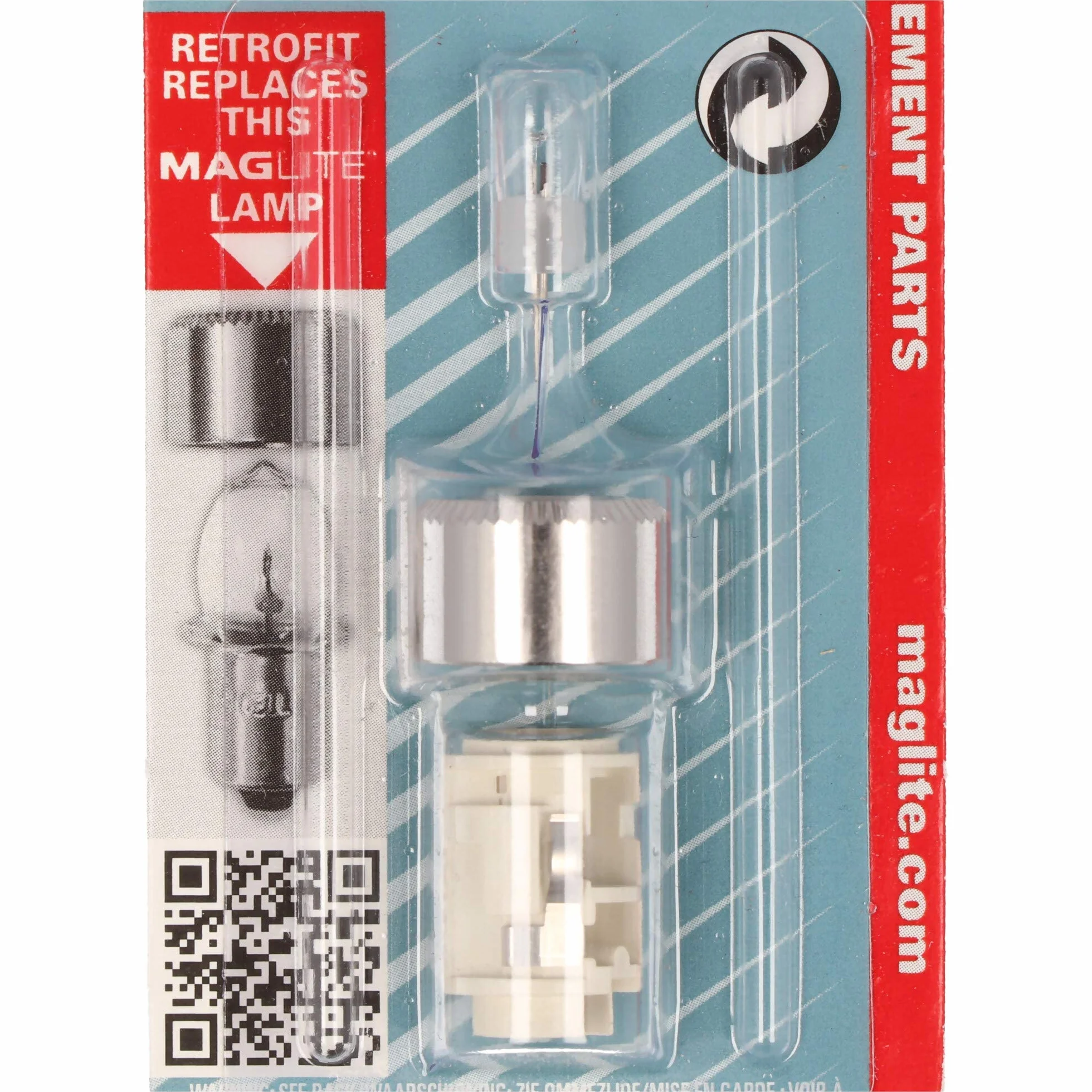 Mag-Lite LWSA601 6 C-/D-Cell Krypton White Star Ampoule Verre Transparente