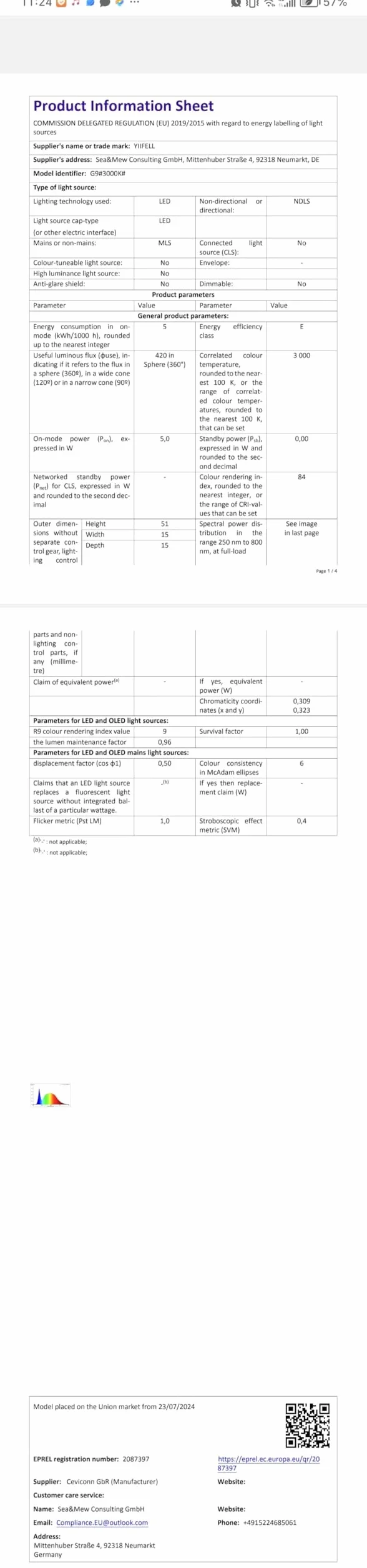 G9 LED Lampe Warmweiß 3000K 5W Ersatz für 30W-40W Halogenlampe 500LM 360° AC 220-240V 8er Set