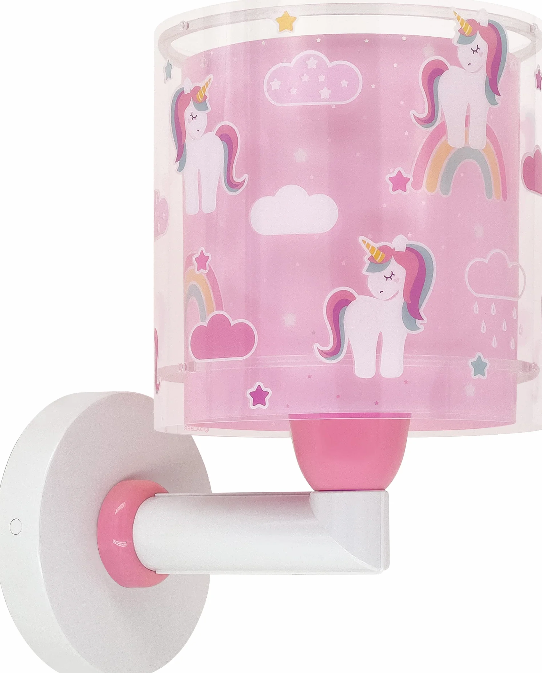 Dalber Applique murale enfant Licornes Animaux Unicorns Lumière murales Chambre Rose
