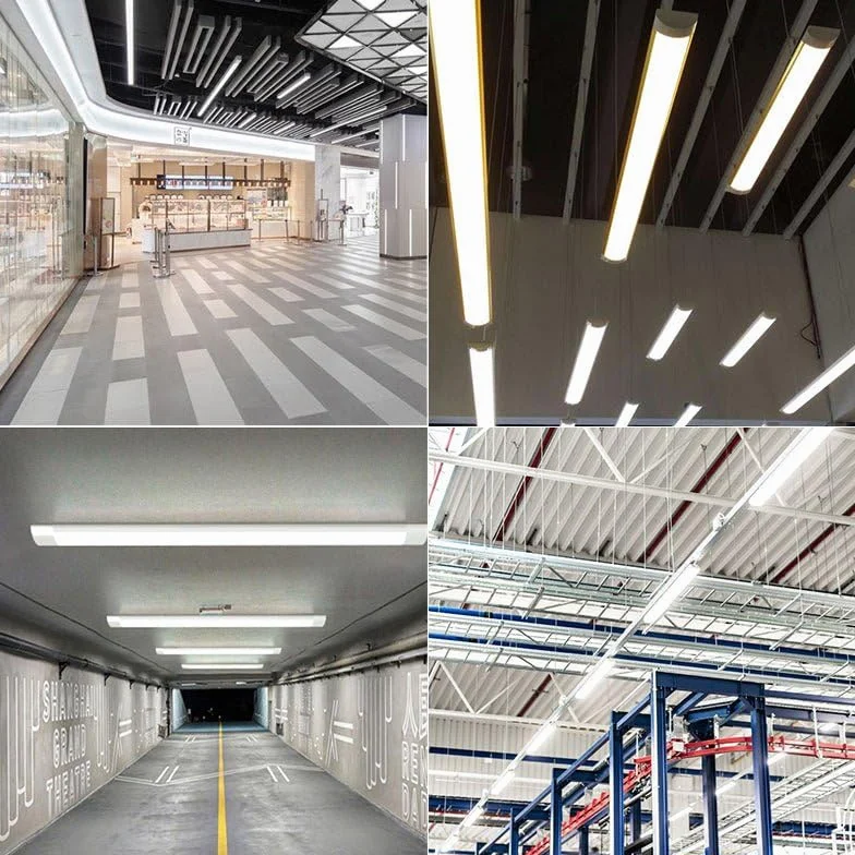 SILAMP Réglette LED 120cm 36W Blanc Froid 6000K-8000K