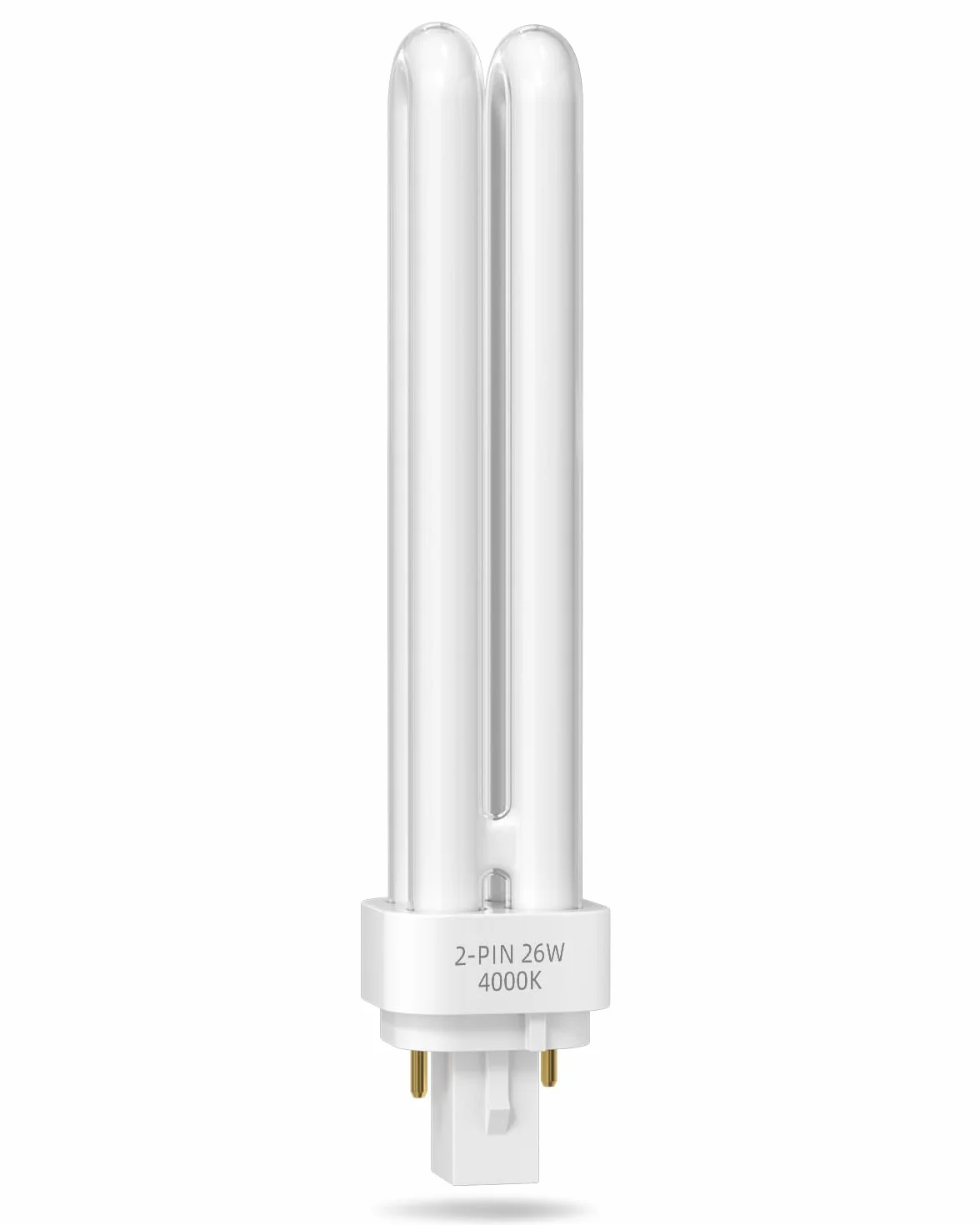 Ampoule Tube PLC G24d-3 2 Broches 26W 4000K Blanc Naturel Lampe Fluorescente 840 non Gradable 1 Pièce