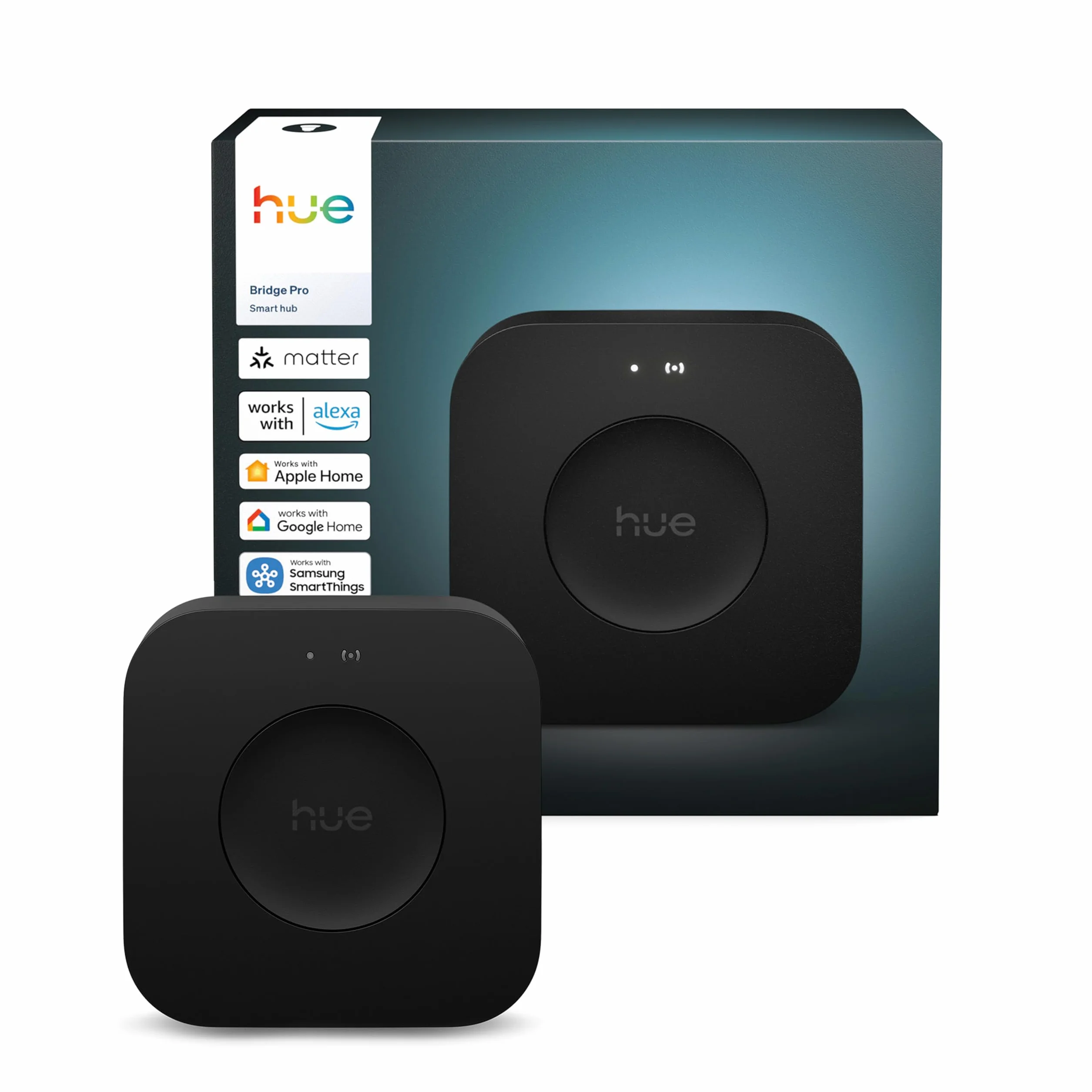Philips Hue Bridge Pro Smart Light Hub sans Fil cryptage avancé 150 lumières 50 Accessoires Apple Home Amazon Alexa Google Assistant Samsung