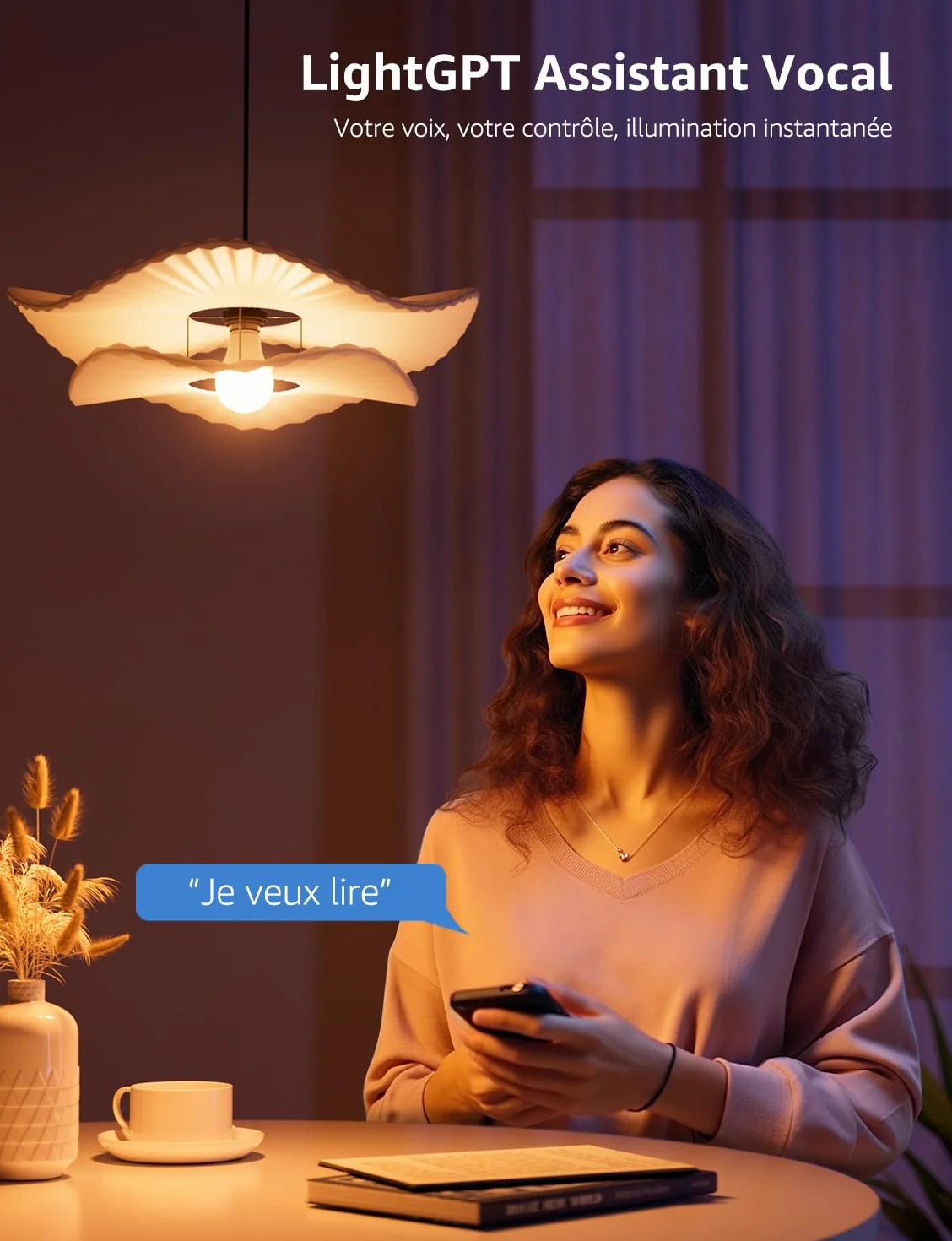 Lepro B1 IA Ampoule Connectée WiFi E27 LED RGB+CCT 2700K-6500K Compatible Alexa/Google Assistant, 2 pcs