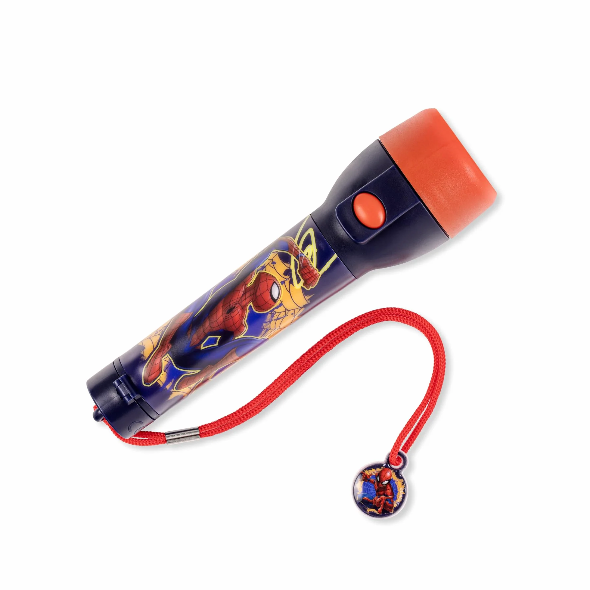 Disney Spiderman Lampe Torche LED 16 cm Plastique Antidérapant Plein Air Camping Randonnée