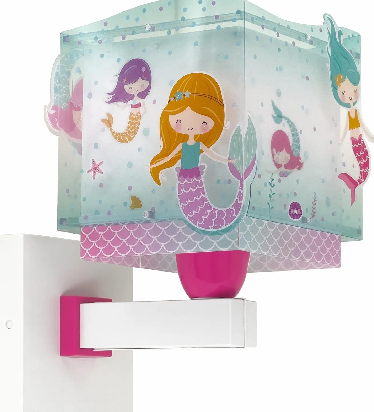 Dalber Applique murale Sirènes Mermaids E27 Lumière chambre enfant