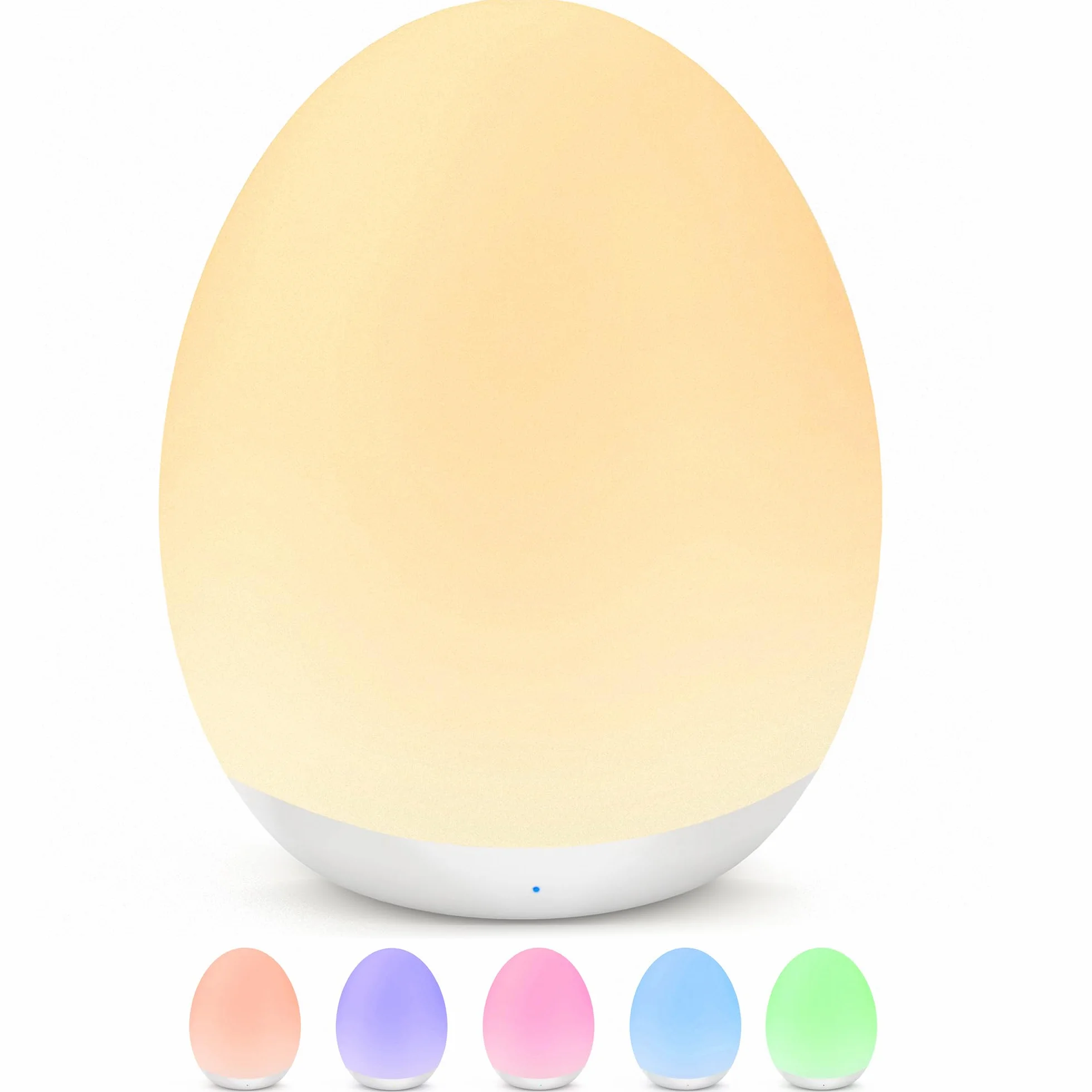 MediAcous Veilleuse LED Enfants Tactile 7 Couleurs USB Rechargeable Minuterie 1 Heure Cadeau
