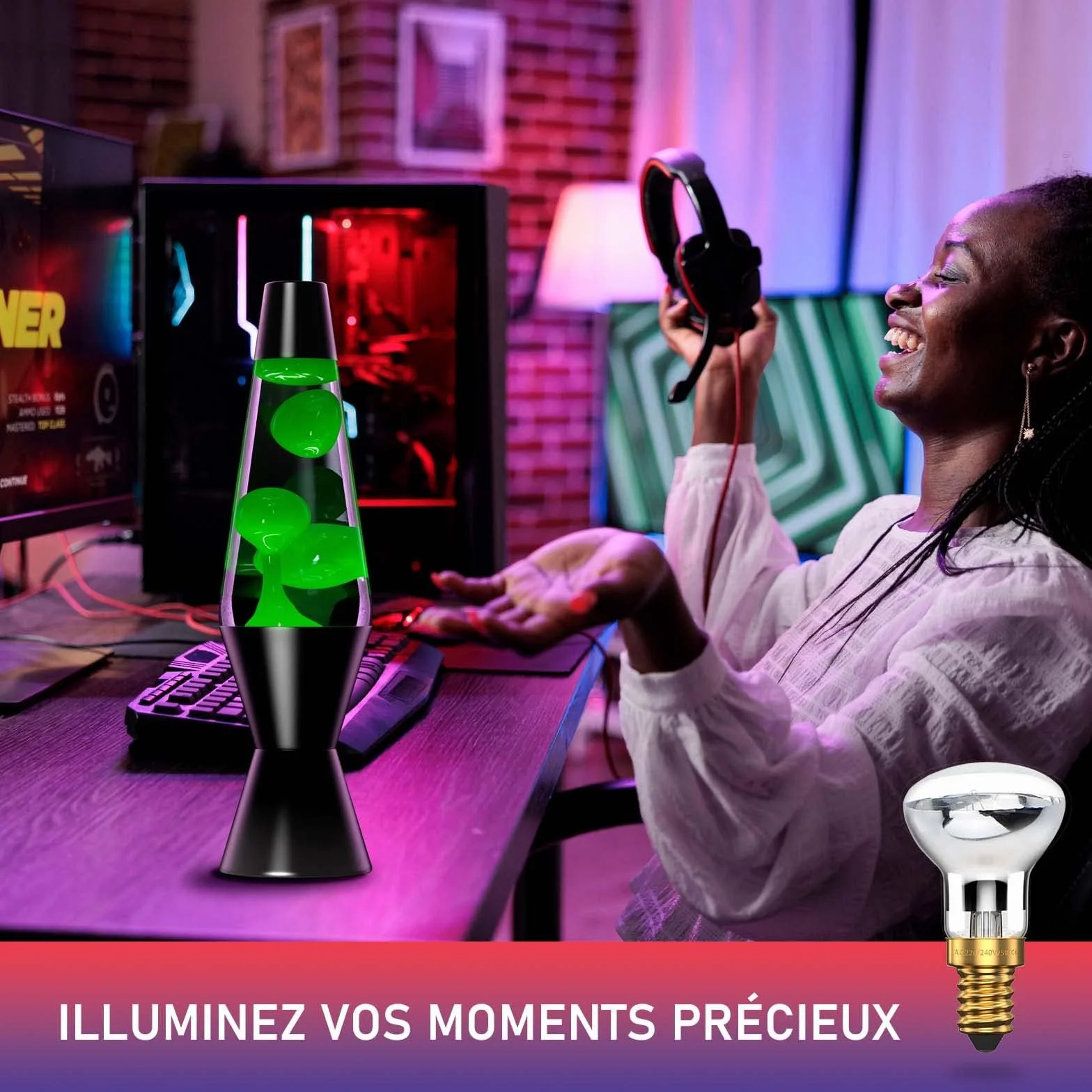 DoRight R39 E14 Ampoule à réflecteur 25W 240V Spot blanc chaud 2400-2600K (Lot de 2)