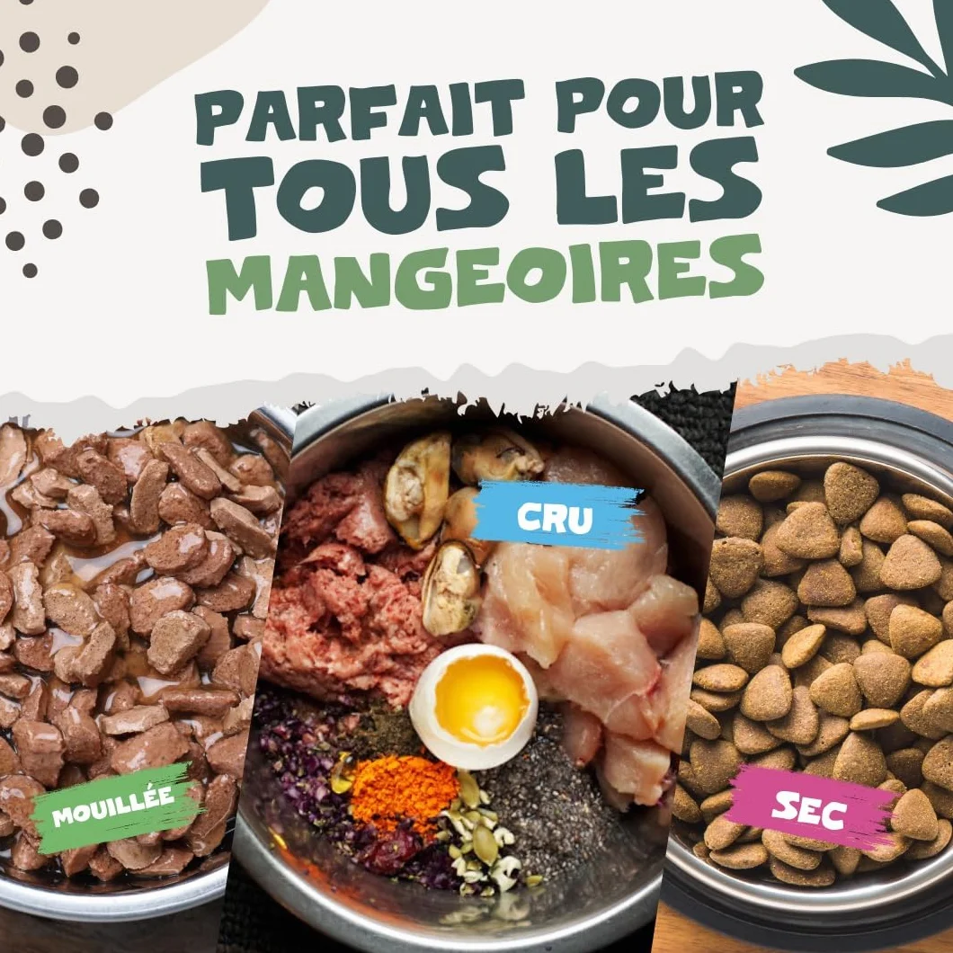 Pets Purest Huile de Saumon pour Chien et Chat 500ml Omega 3 6 9 Vitamine E