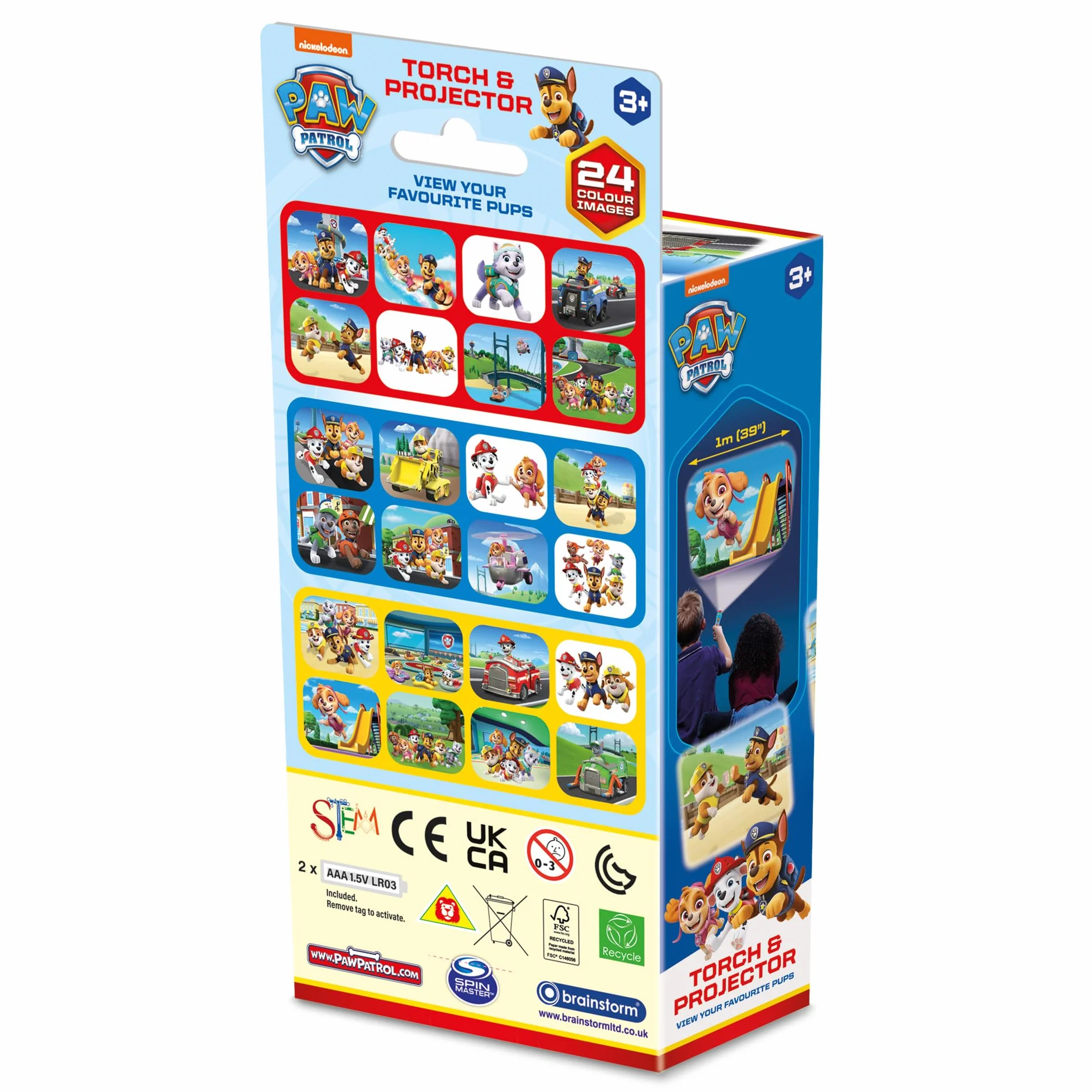 Paw Patrol NIC1003 Lampe Torche et projecteur