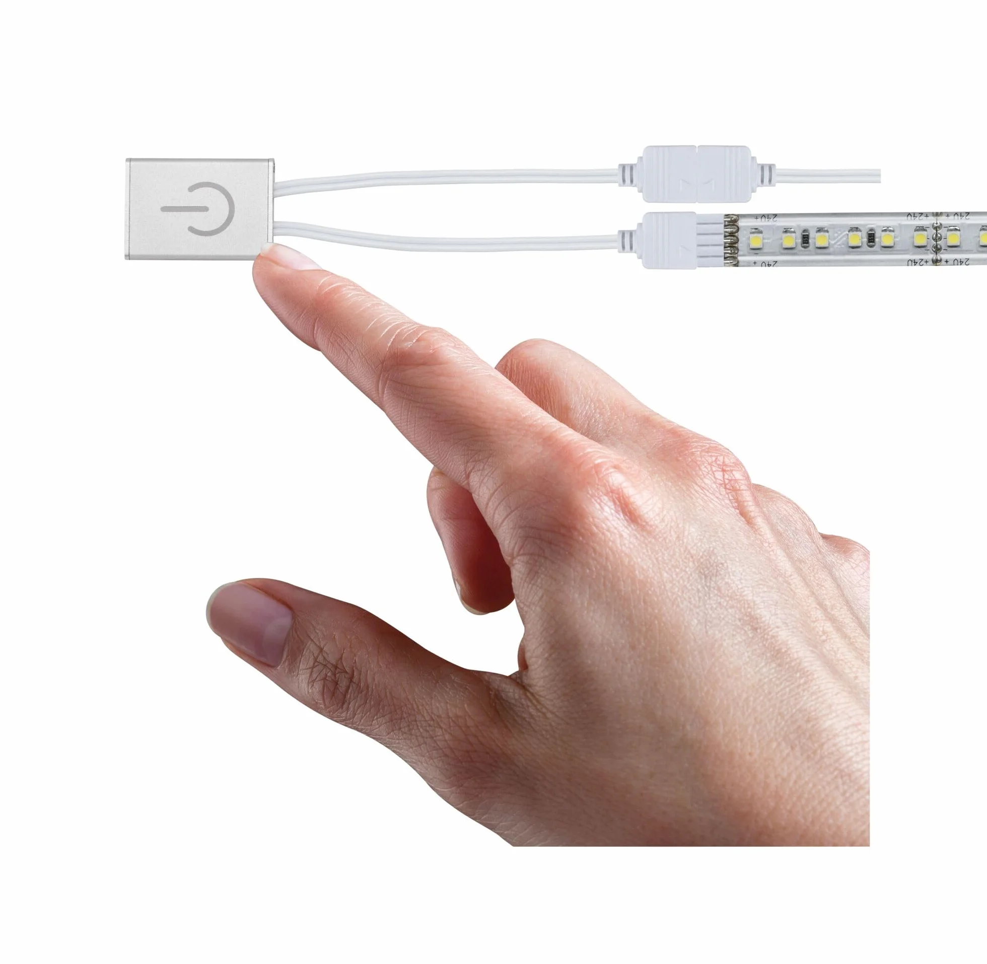 Paulmann Strips MaxLED Touch Switch 144W Bande Lumineuse LED Argent Métal