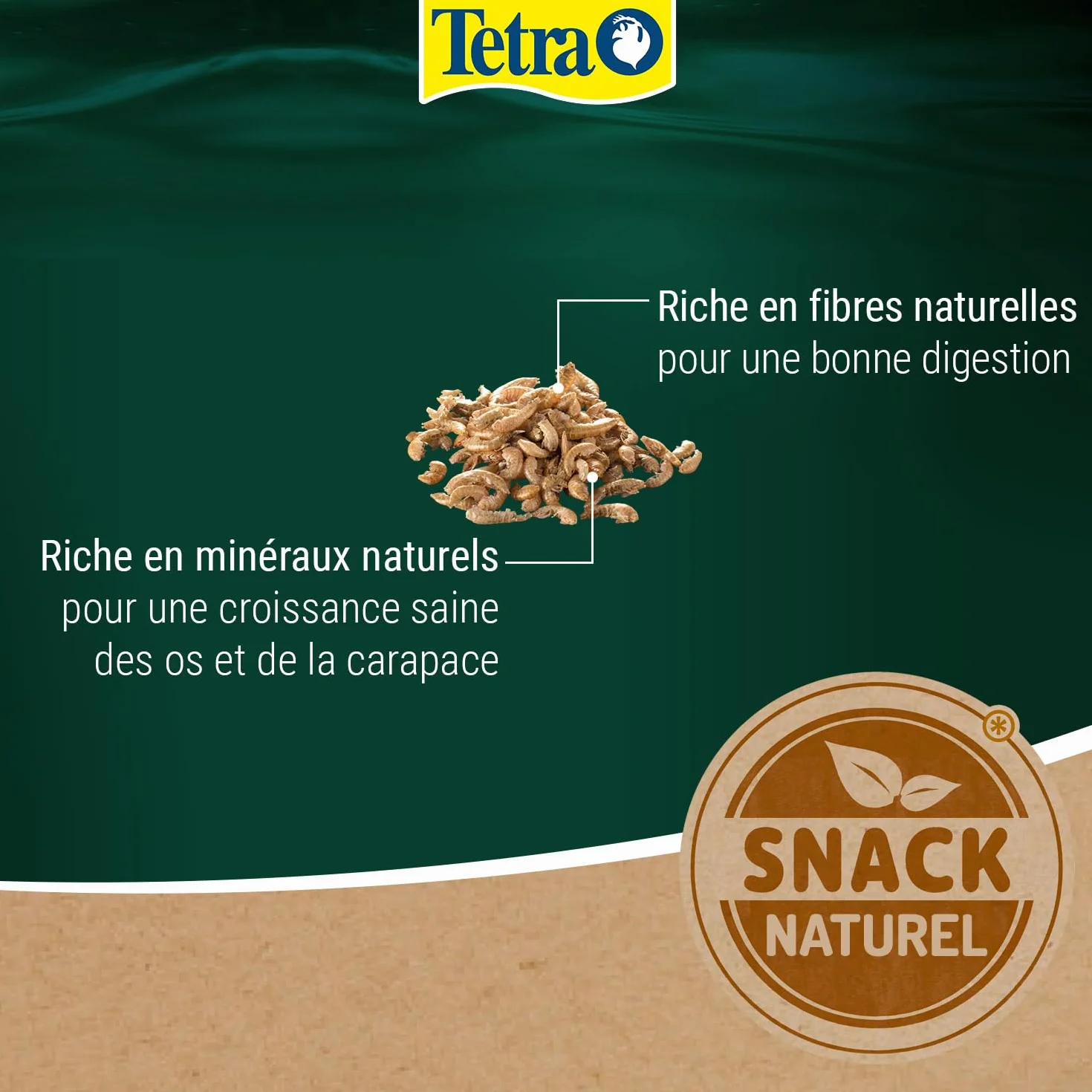 TETRA Gammarus Complément Alimentaire Naturel pour Tortues d'Eau 1 Litre