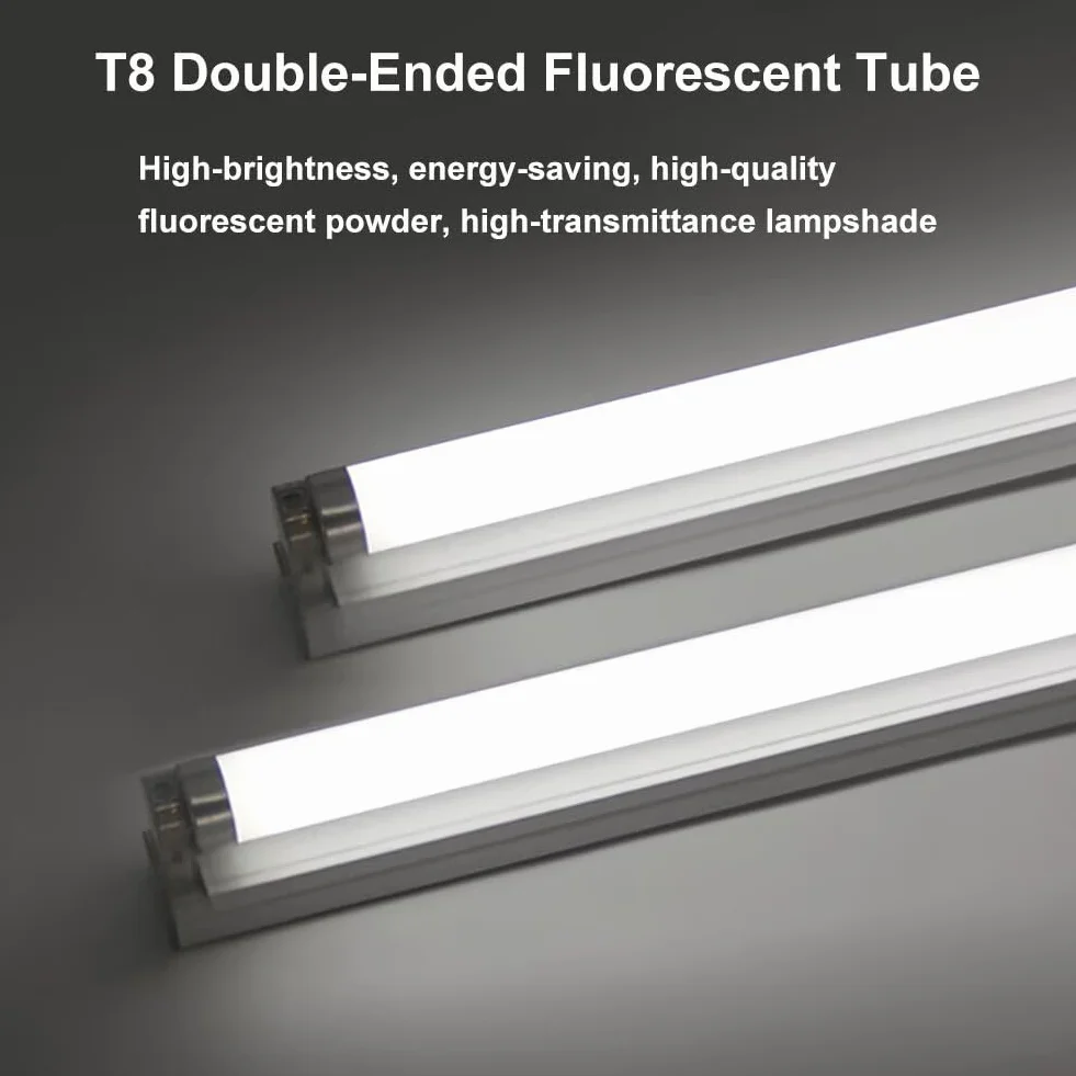 Tubes Fluorescents T8 600mm 18W G13 Blanc Froid 6500K 2 Pack