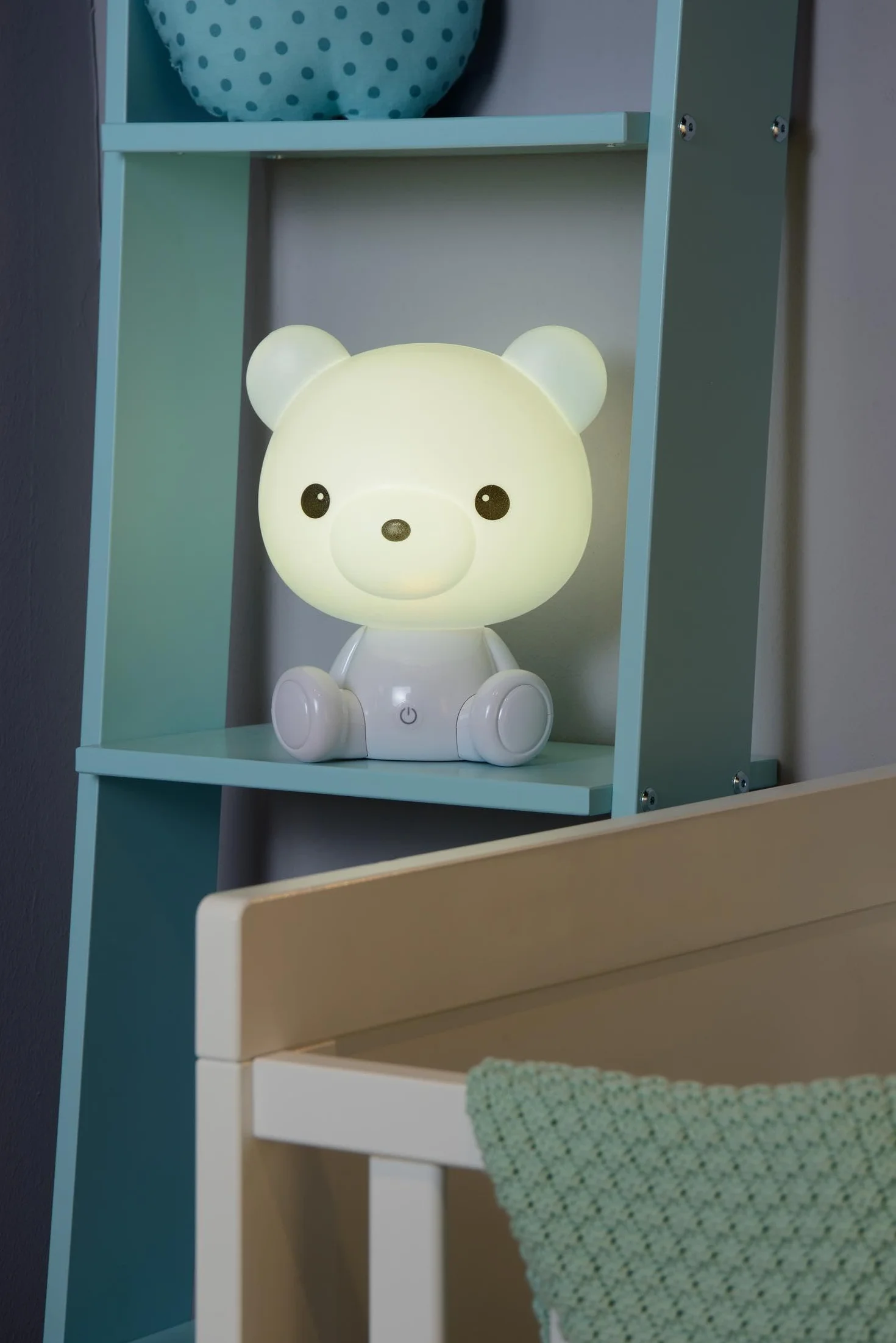LUCIDE DODO BEAR Veilleuse LED 3 StepDim 1x3W 4000K Blanc