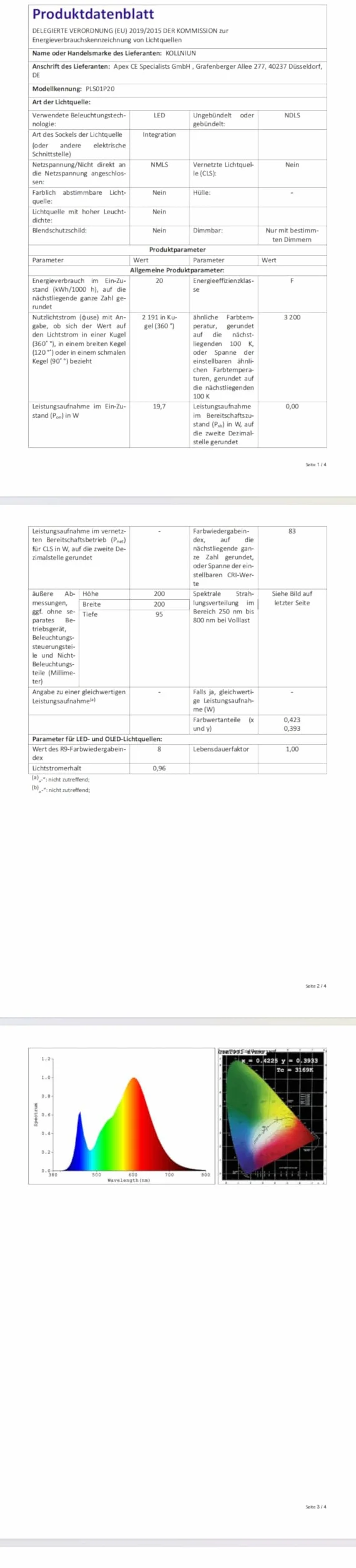 Lampe Piscine PAR56 LED RVB 20W 12V AC/DC avec Télécommande, 12 Modes, Minuterie 2/4/6H