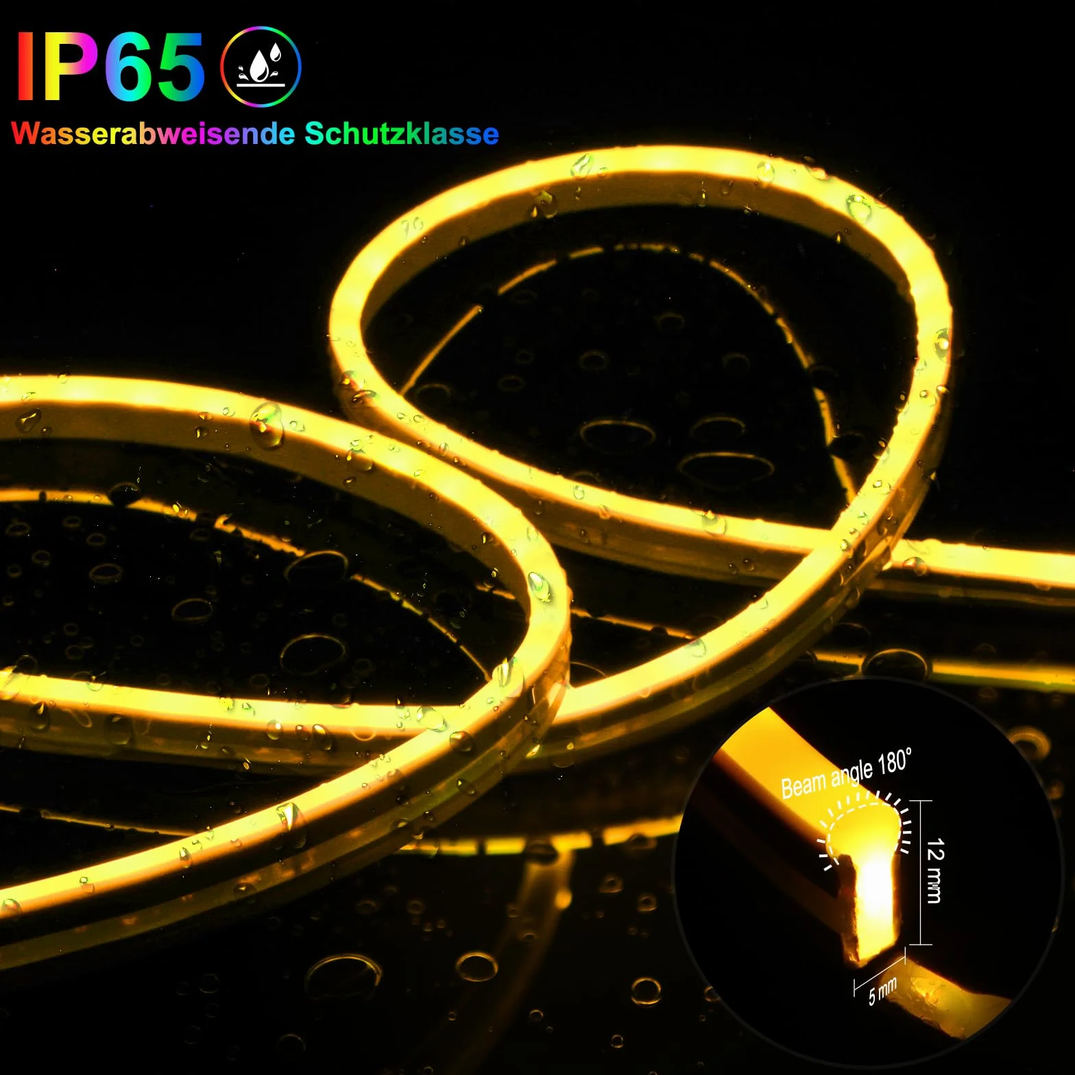 Bande LED RGB 3m Kangtaixin, Flexible Étanche Découpable avec Contrôle APP et Synchronisation Musicale