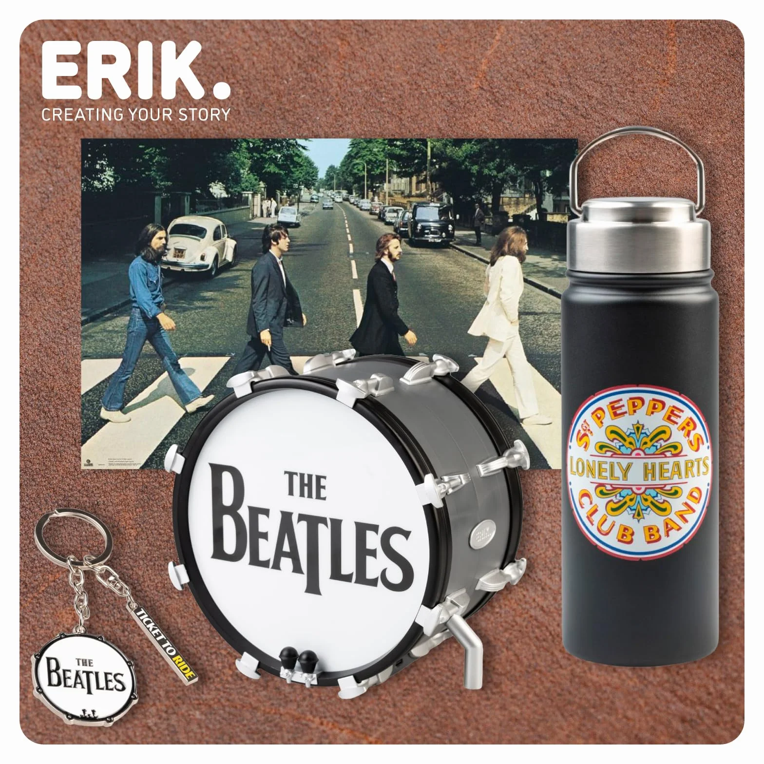Grupo Erik Lampe Décorative Les Beatles Lampe Geek Decoration Chambre Enfant Deco Gaming Cadeau Geek